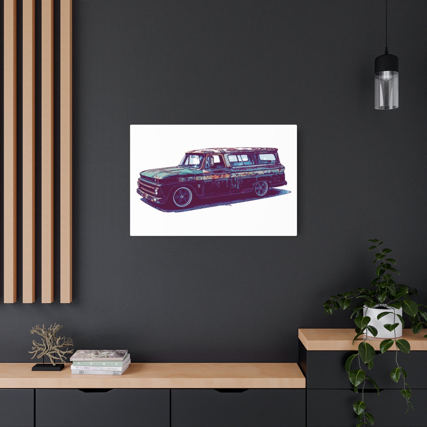 Rustline Voyager – Patina Classic Suburban Comic Wall Art