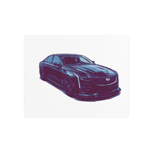 Midnight Precision – Luxury Performance Sedan Comic Wall Art