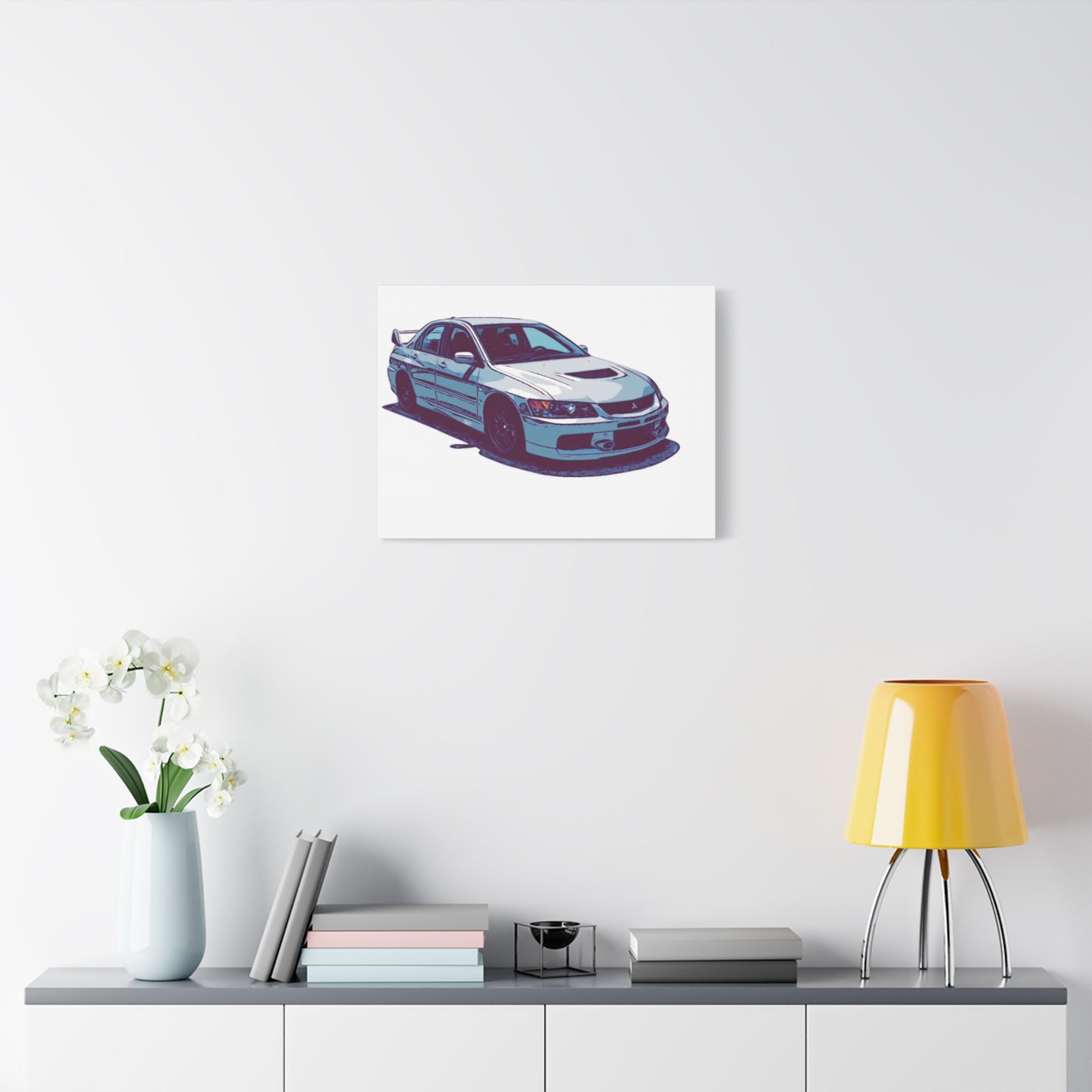 Rally Bloodline – Turbo Performance Sedan Comic Car Wall Art