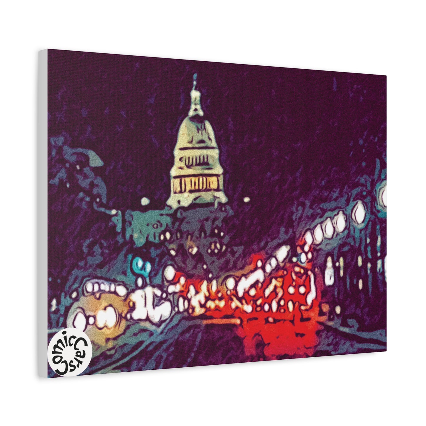 Washington DC Cityscape Matte Canvas Wall Art