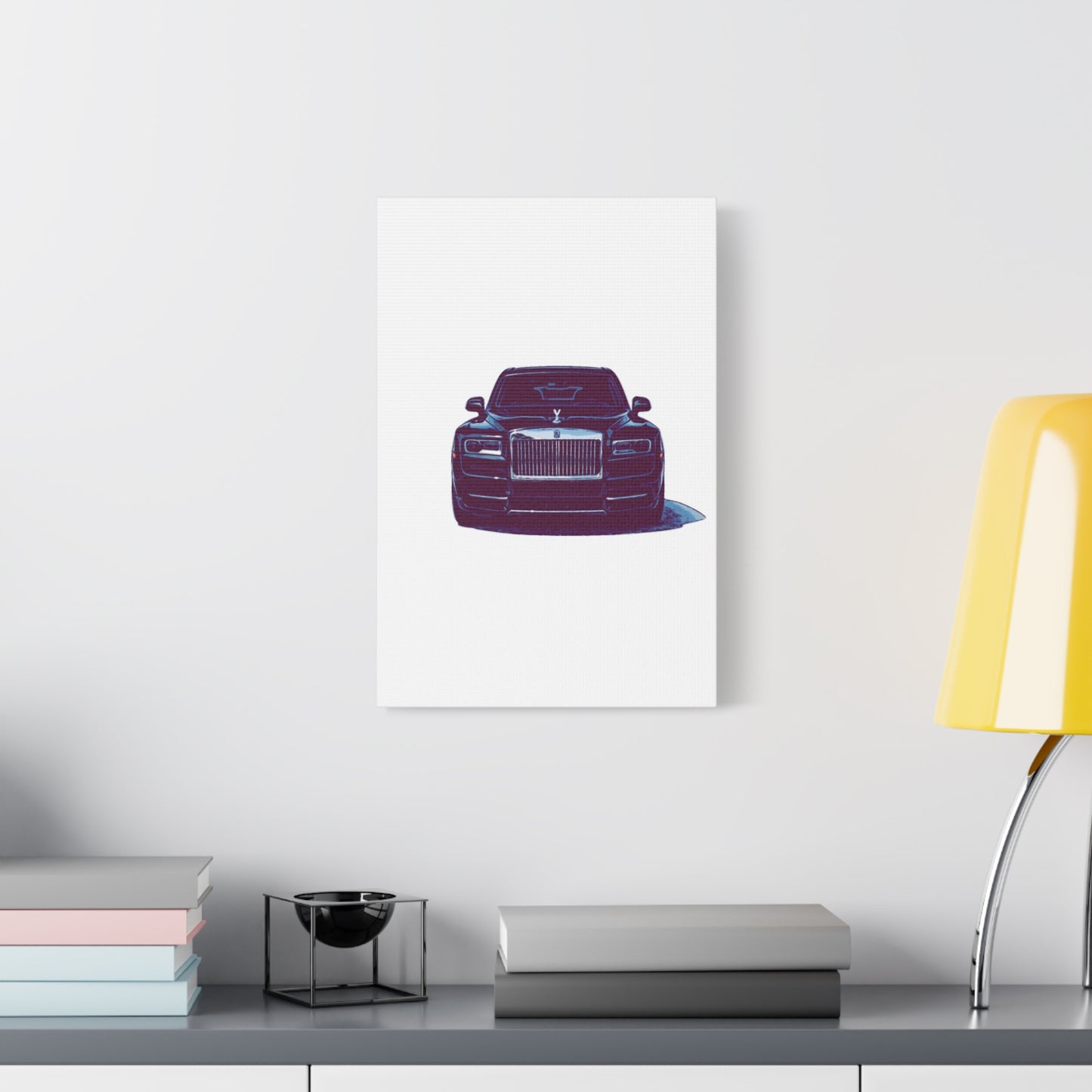 Silent Authority – Luxury Sedan Comic Wall Art