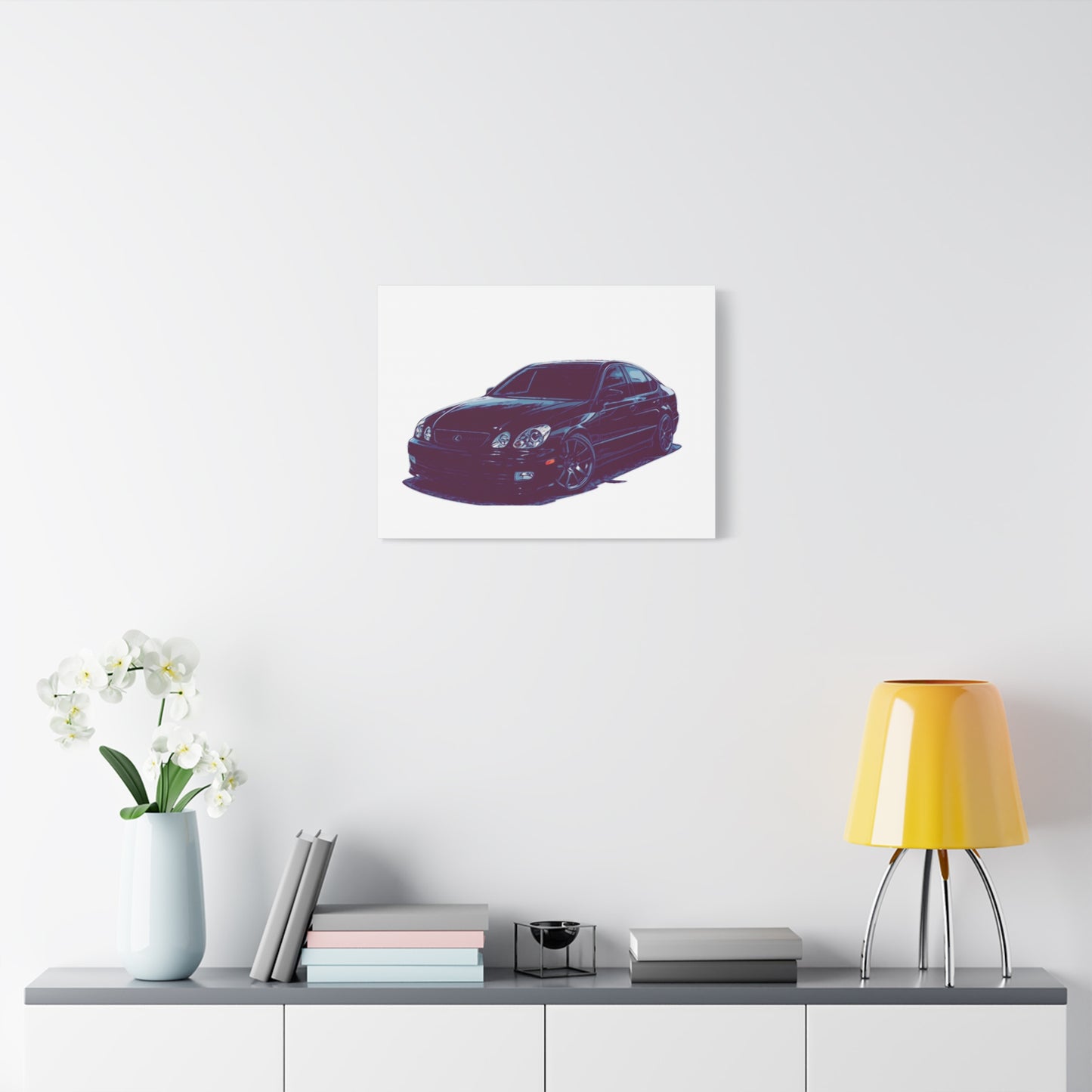 Shadowline Velocity – Luxury Sport Sedan Comic Wall Art