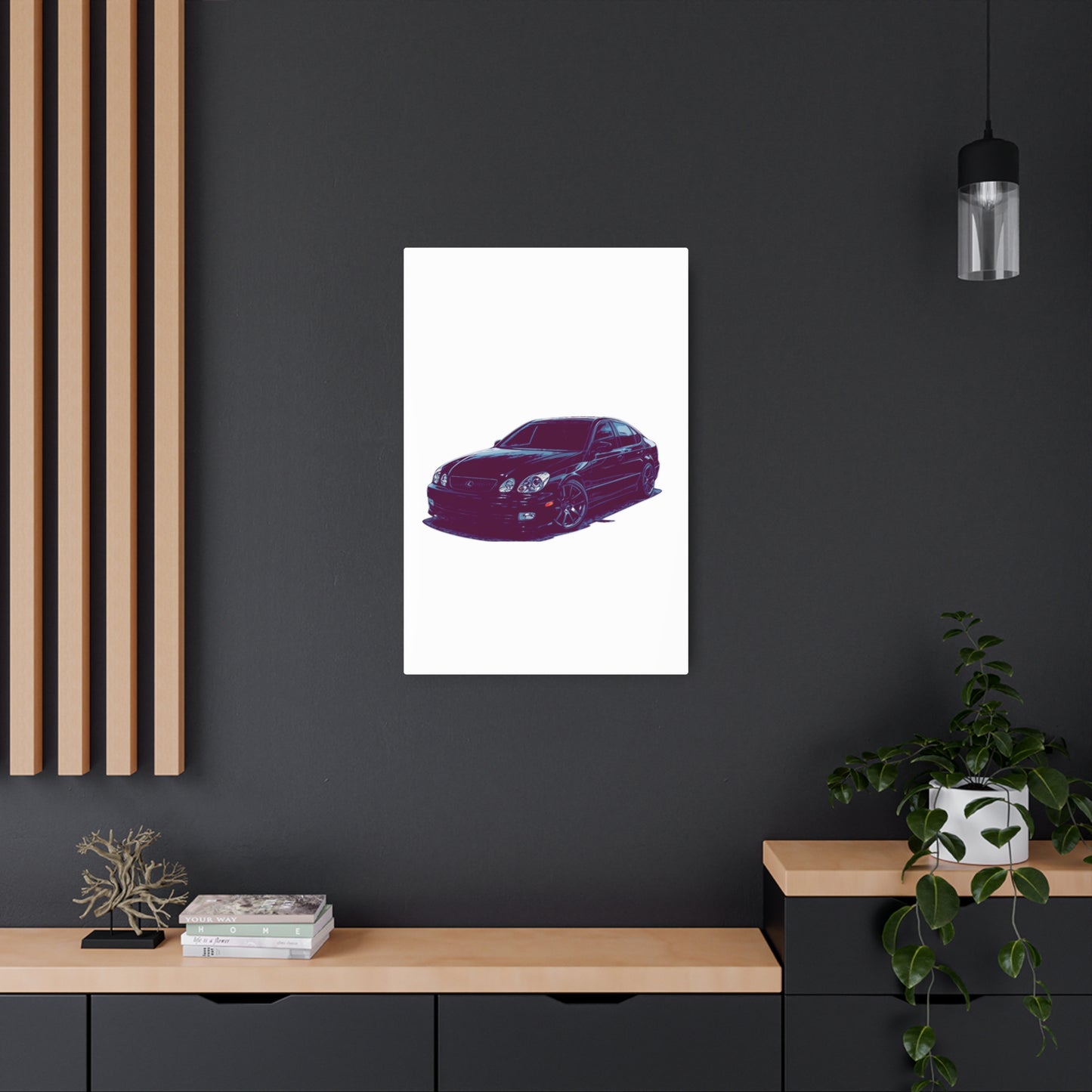 Shadowline Velocity – Luxury Sport Sedan Comic Wall Art