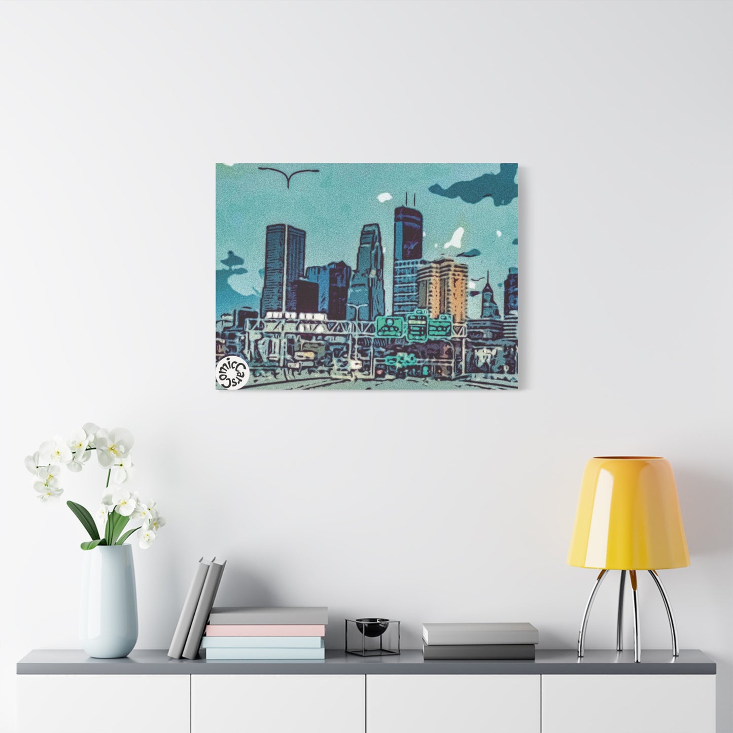 Minneapolis Cruises City Matte Canvas Wall Art