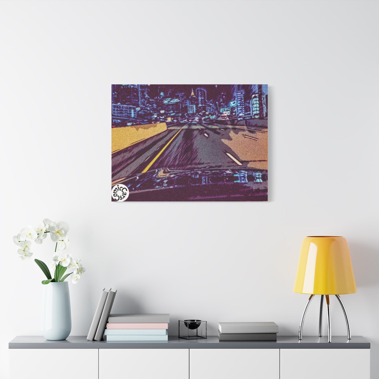 Atlanta Night Cruises, City, Matte Canvas Wall Art