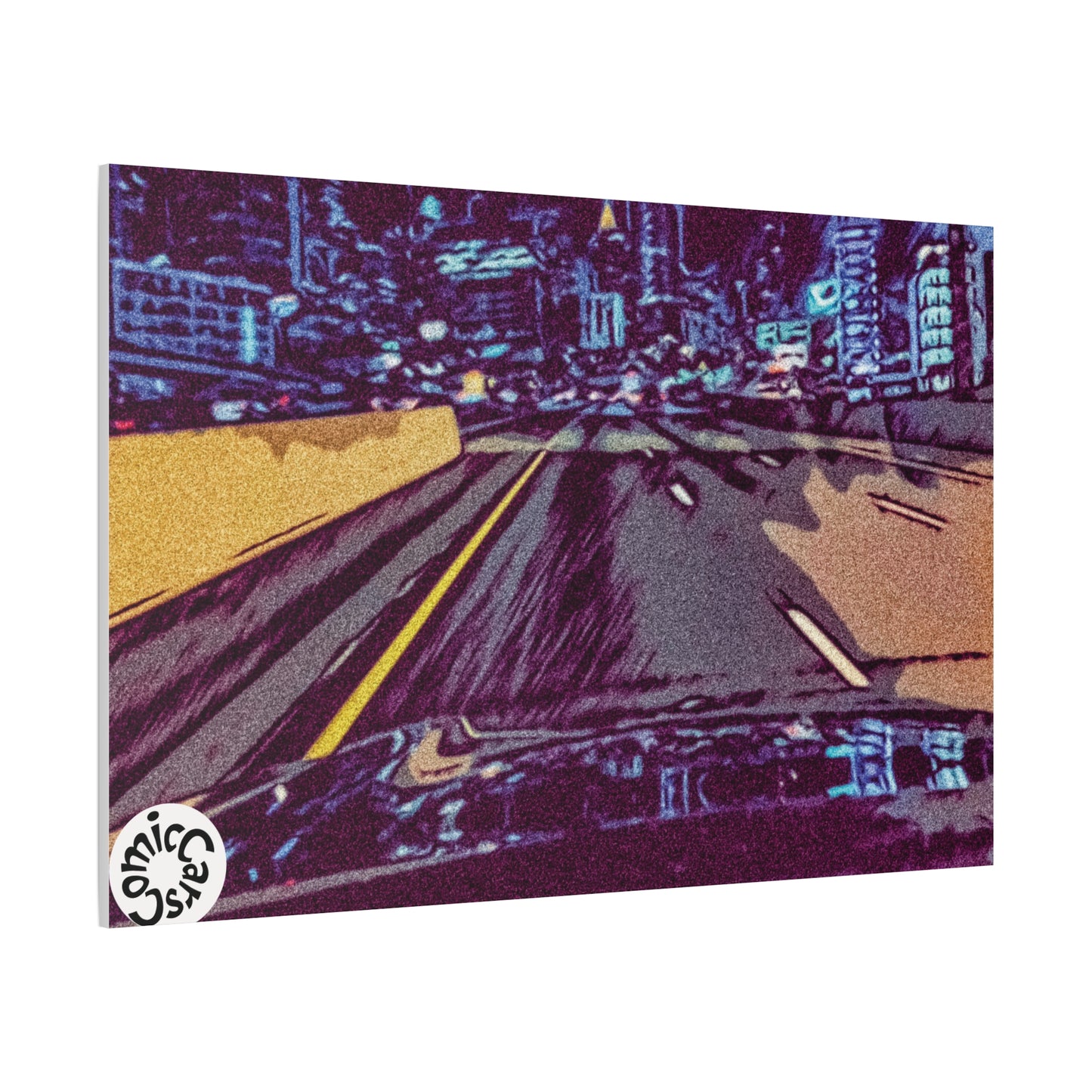 Atlanta Night Cruises, City, Matte Canvas Wall Art