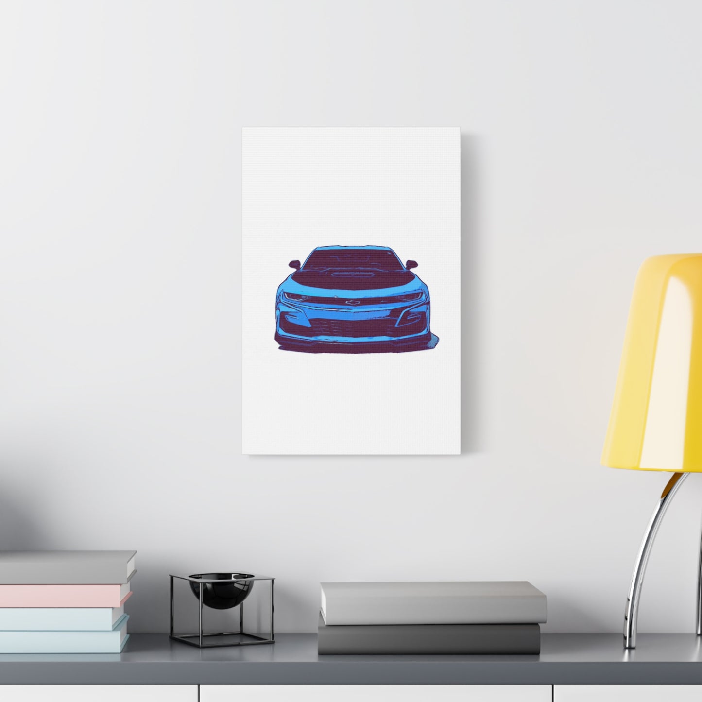 Frontline Muscle – Modern Performance Comic Car Wall Art