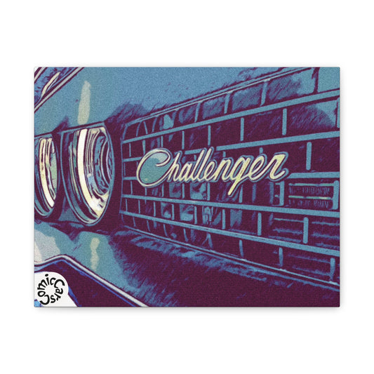 Modern Muscle Car Matte Canvas Wall Art Automotive Gift Vintage Home Decor Birthday Present Man Cave Decor