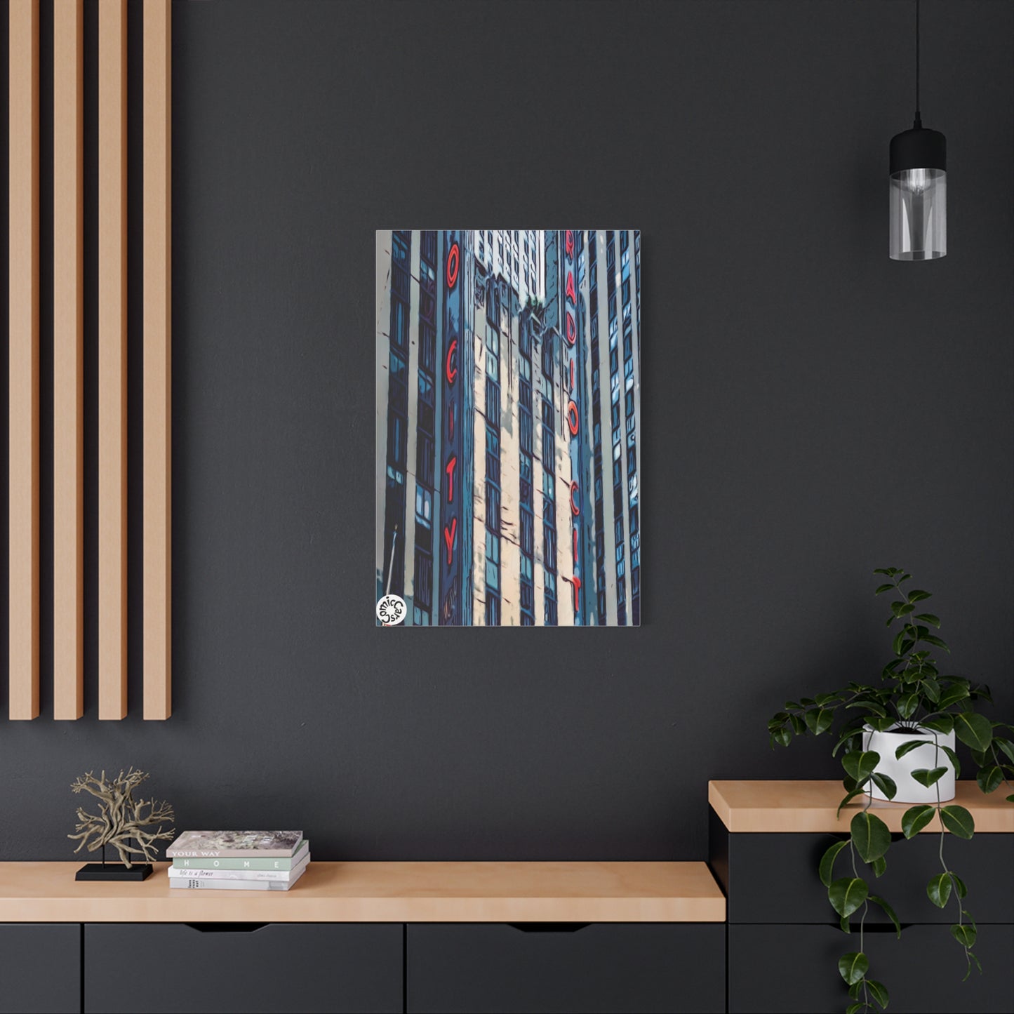 New York City Matte Canvas Wall Art Urban Decor Statement Piece