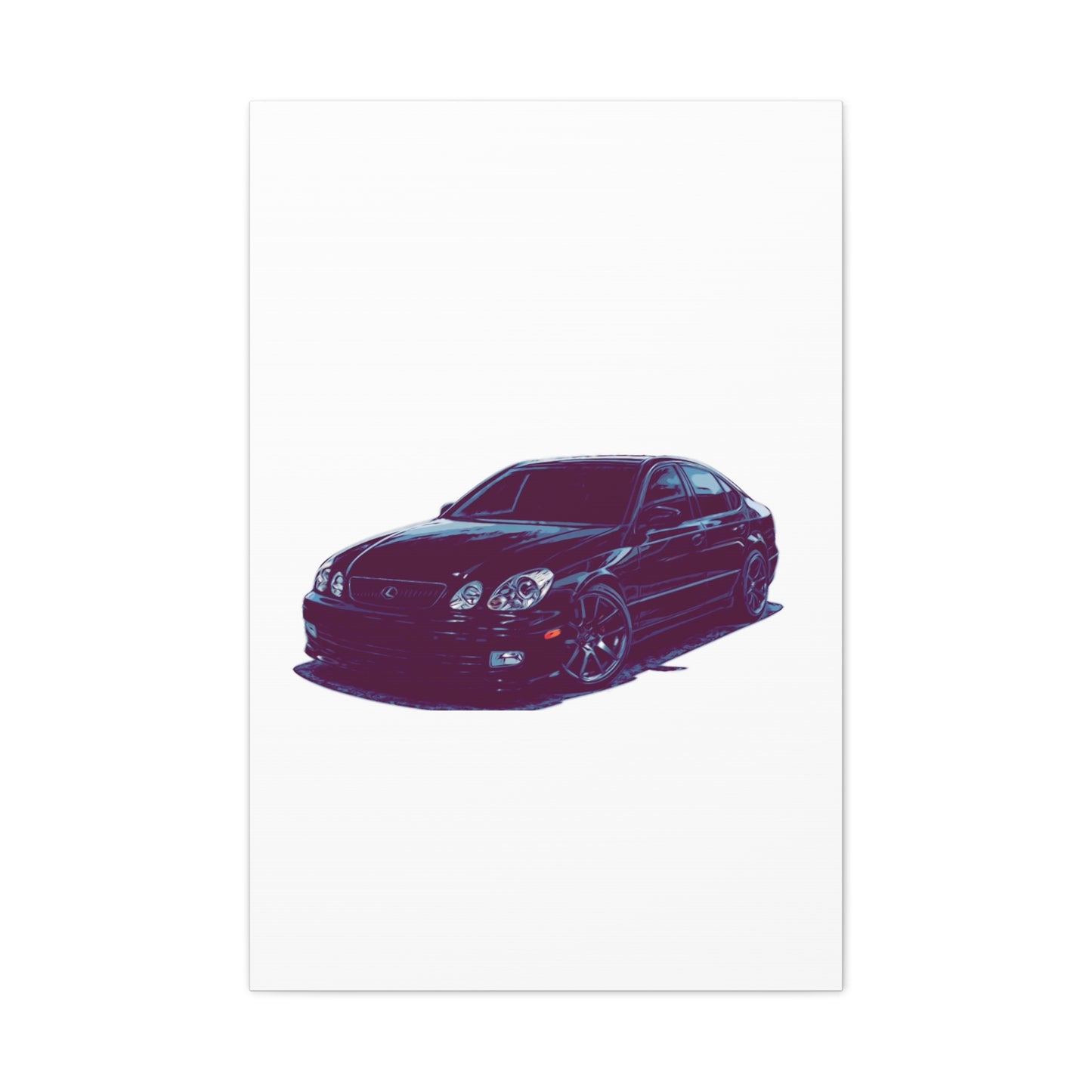 Shadowline Velocity – Luxury Sport Sedan Comic Wall Art