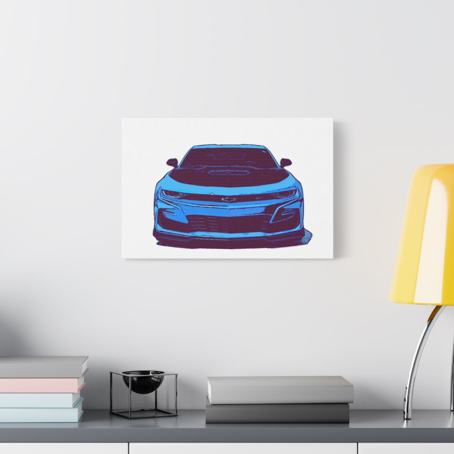 Frontline Muscle – Modern Performance Comic Car Wall Art