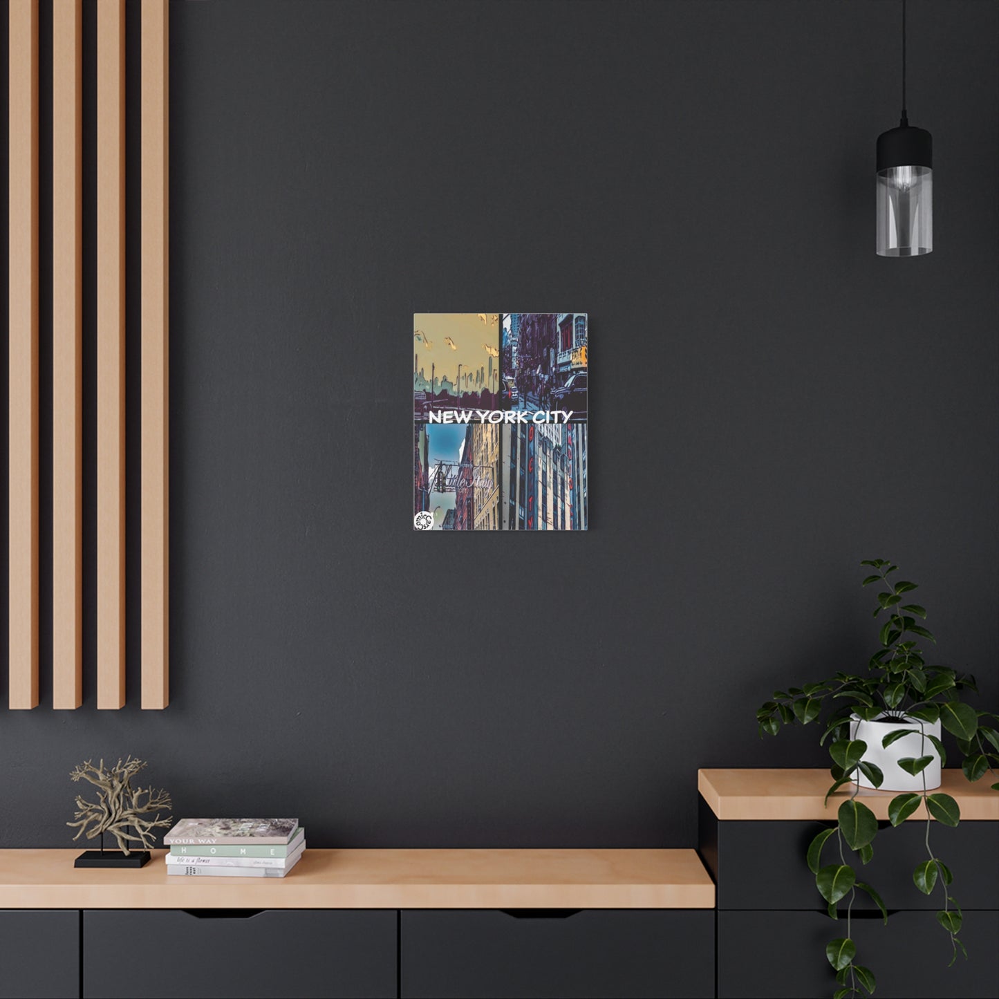 New York City Collection Matte Canvas Wall Art Urban Home Decor