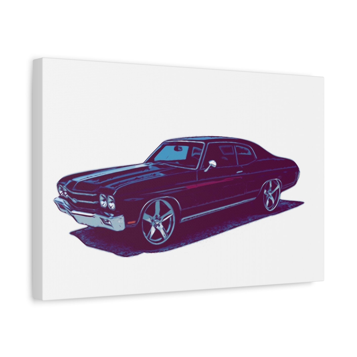 Steelline Sovereign – Classic Muscle Sedan Comic Wall Art