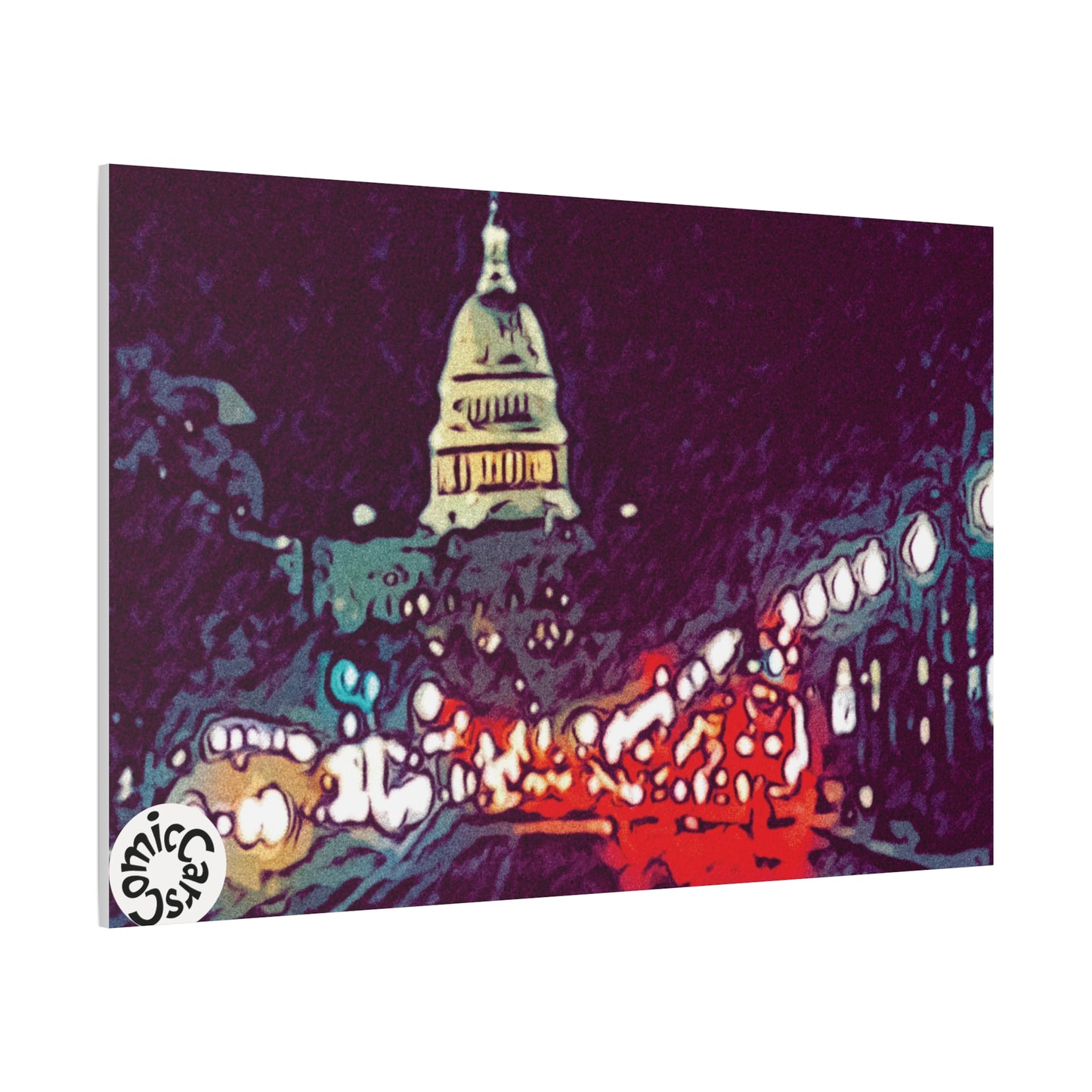 Washington DC Cityscape Matte Canvas Wall Art