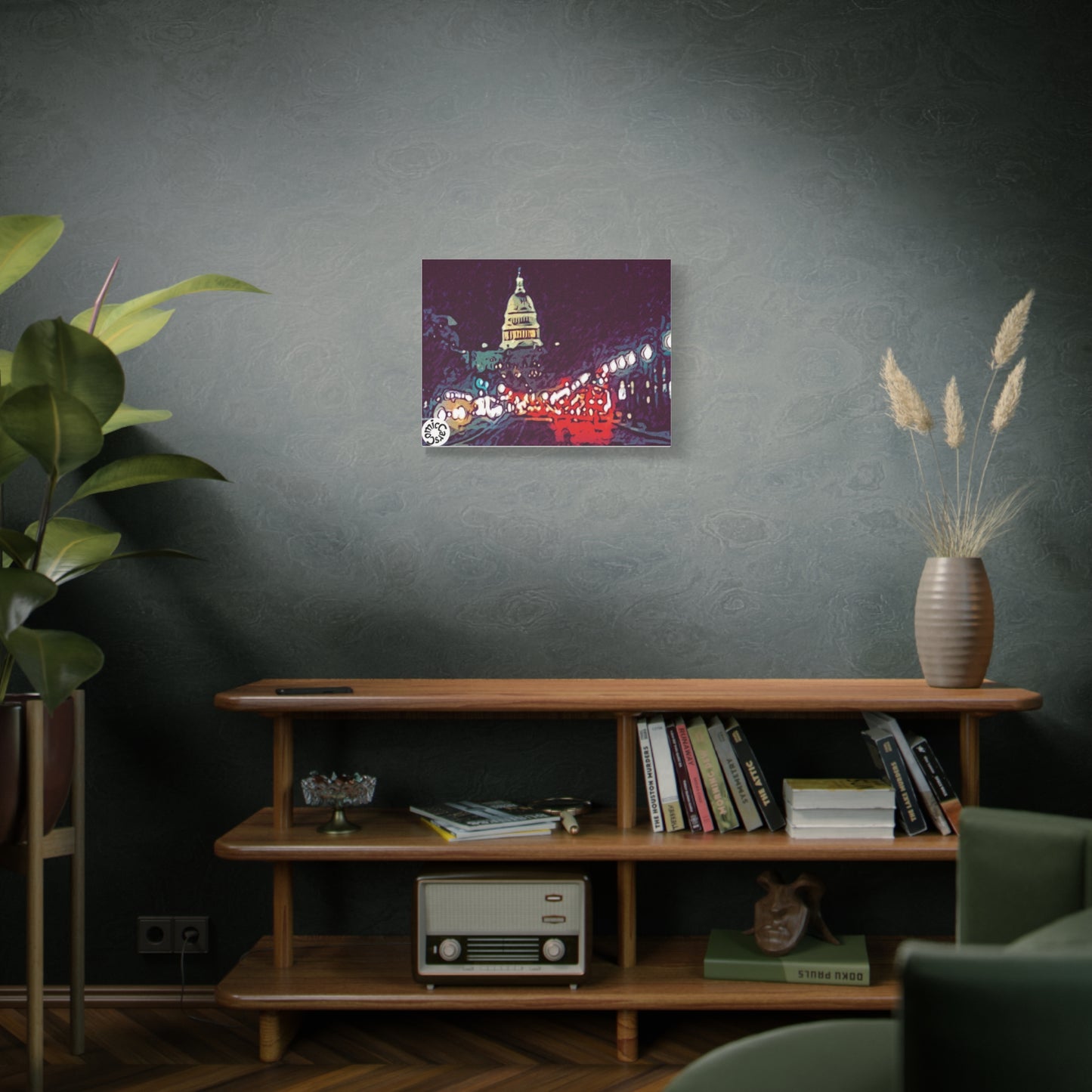 Washington DC Cityscape Matte Canvas Wall Art