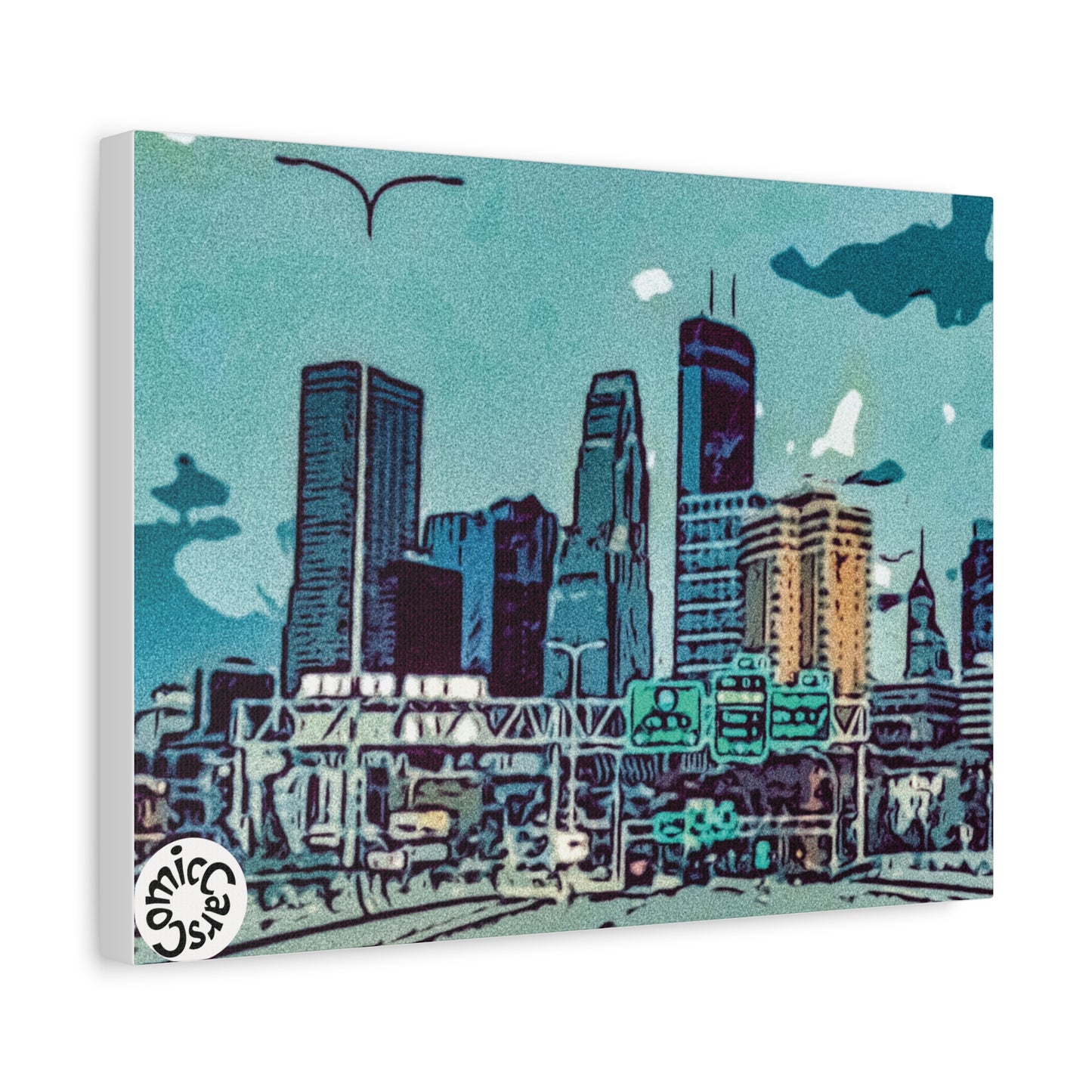 Minneapolis Cruises City Matte Canvas Wall Art