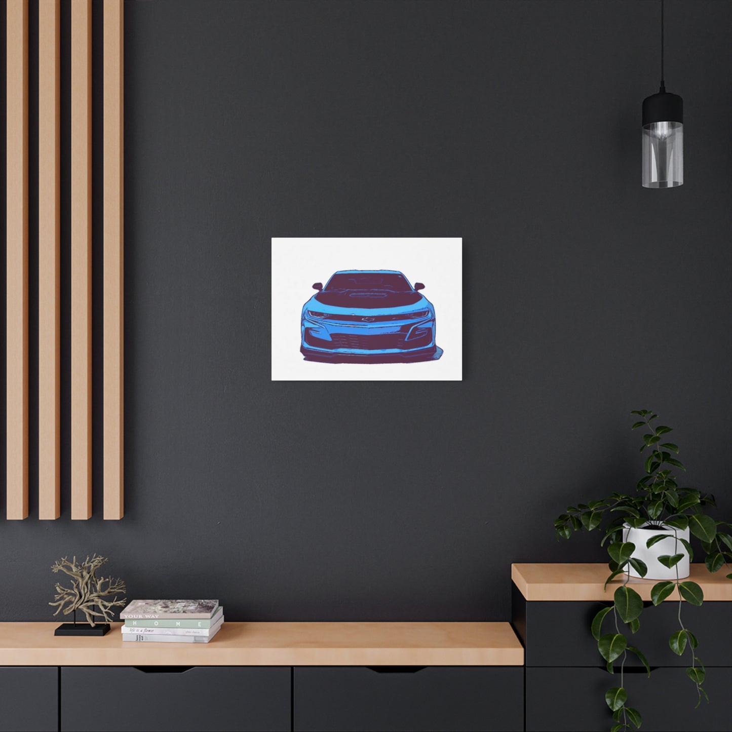 Frontline Muscle – Modern Performance Comic Car Wall Art