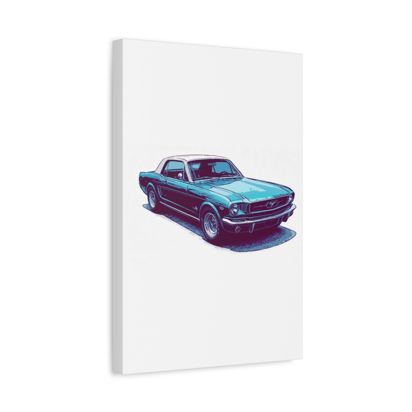 First-Gen Freedom – Classic Pony Car Comic Car Wall Art