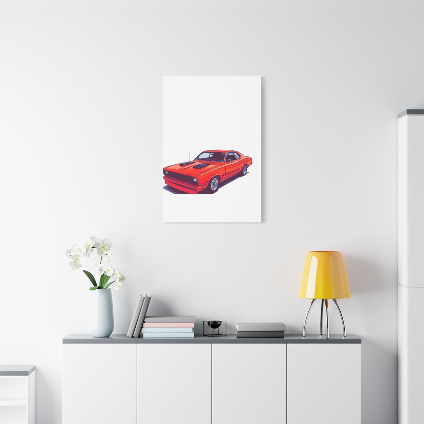 Cinderline Sprint – Classic Street Muscle Comic Car Wall Art