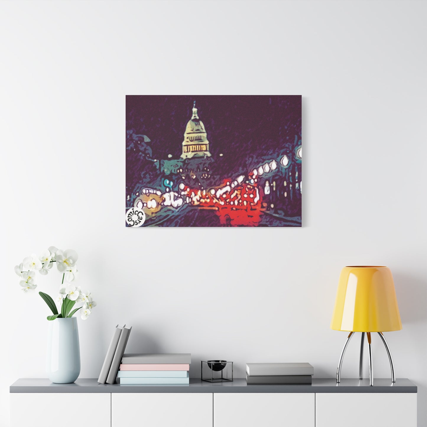 Washington DC Cityscape Matte Canvas Wall Art