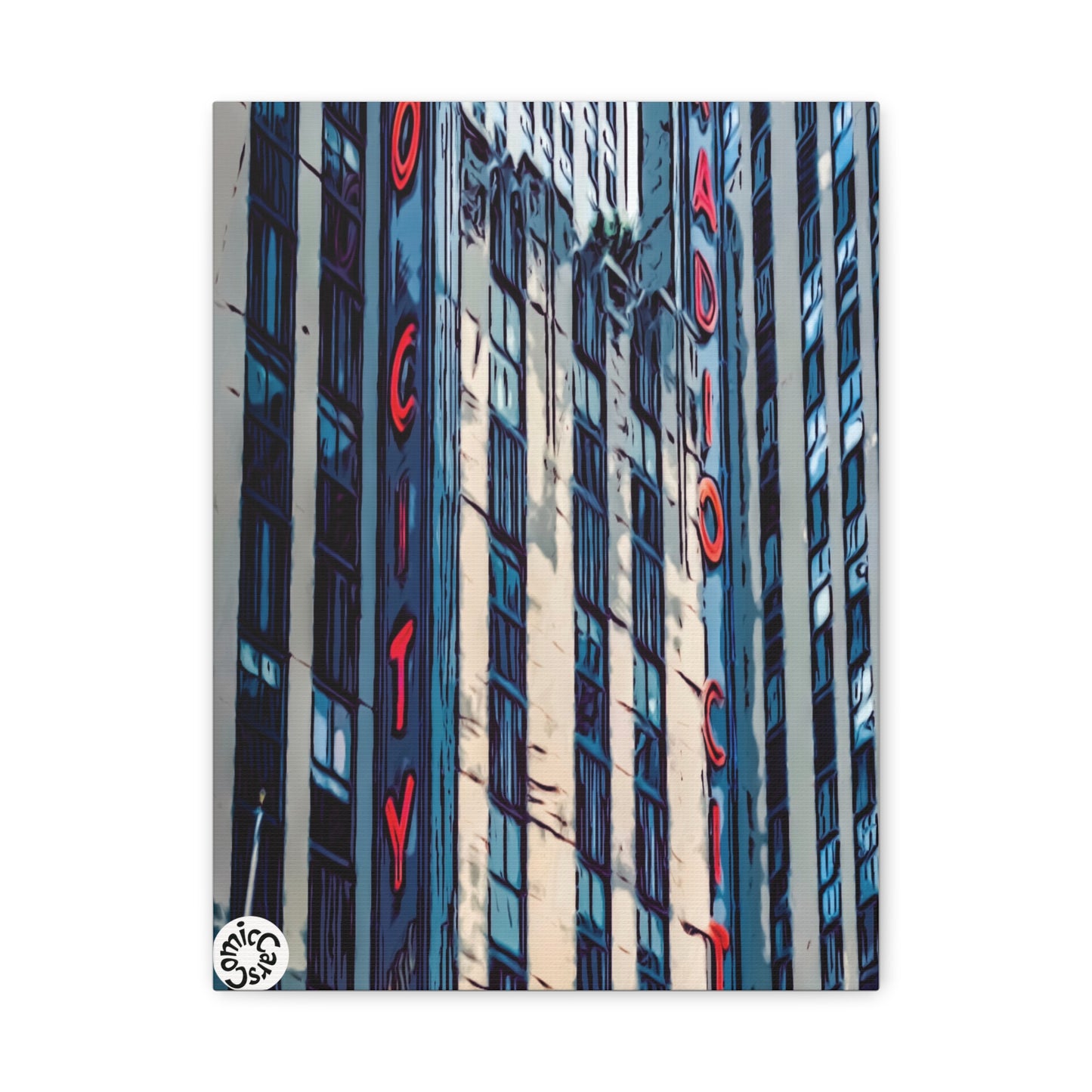 New York City Matte Canvas Wall Art Urban Decor Statement Piece