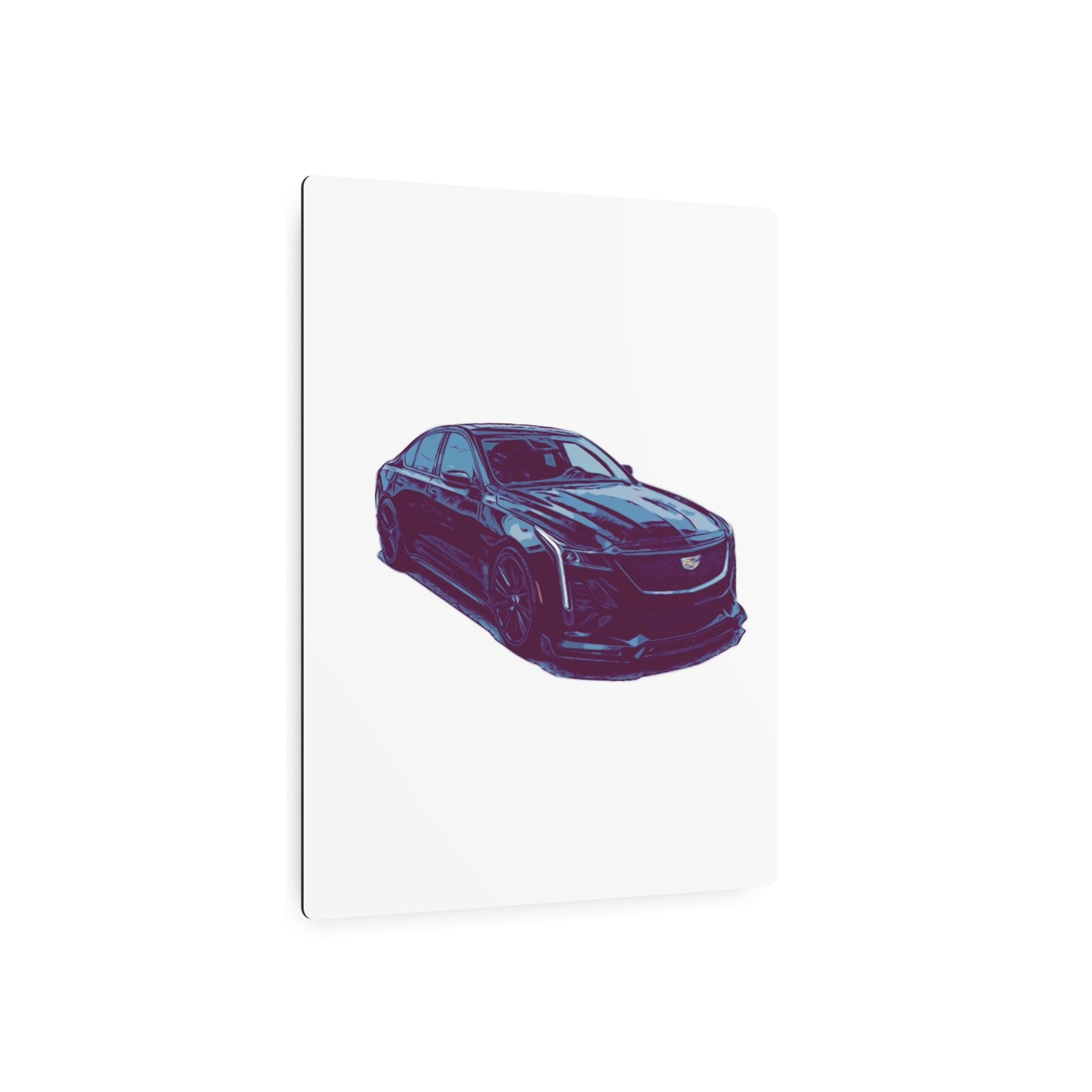 Midnight Precision – Luxury Performance Sedan Comic Wall Art
