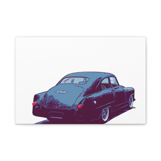 Taildrag Tradition – Vintage Custom Coupe Comic Wall Art