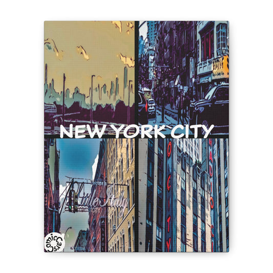 New York City Collection Matte Canvas Wall Art Urban Home Decor