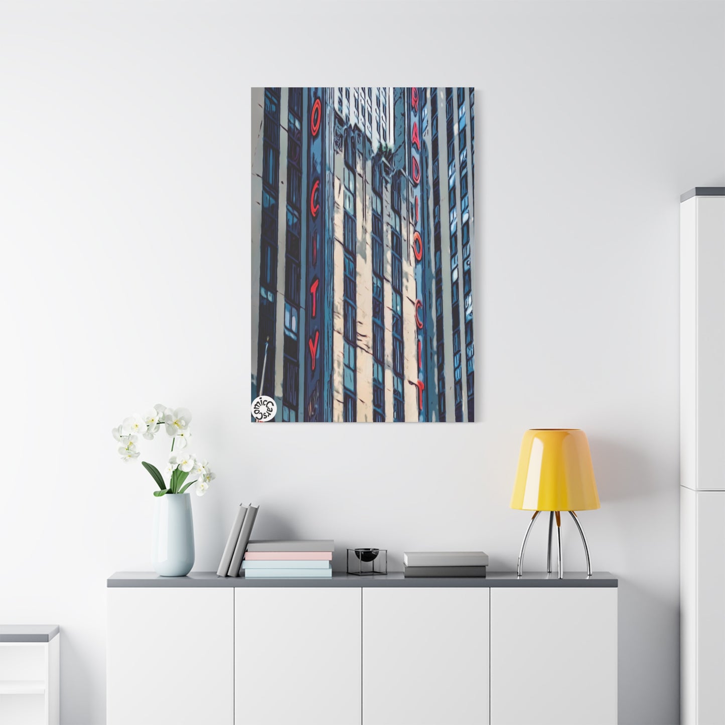 New York City Matte Canvas Wall Art Urban Decor Statement Piece