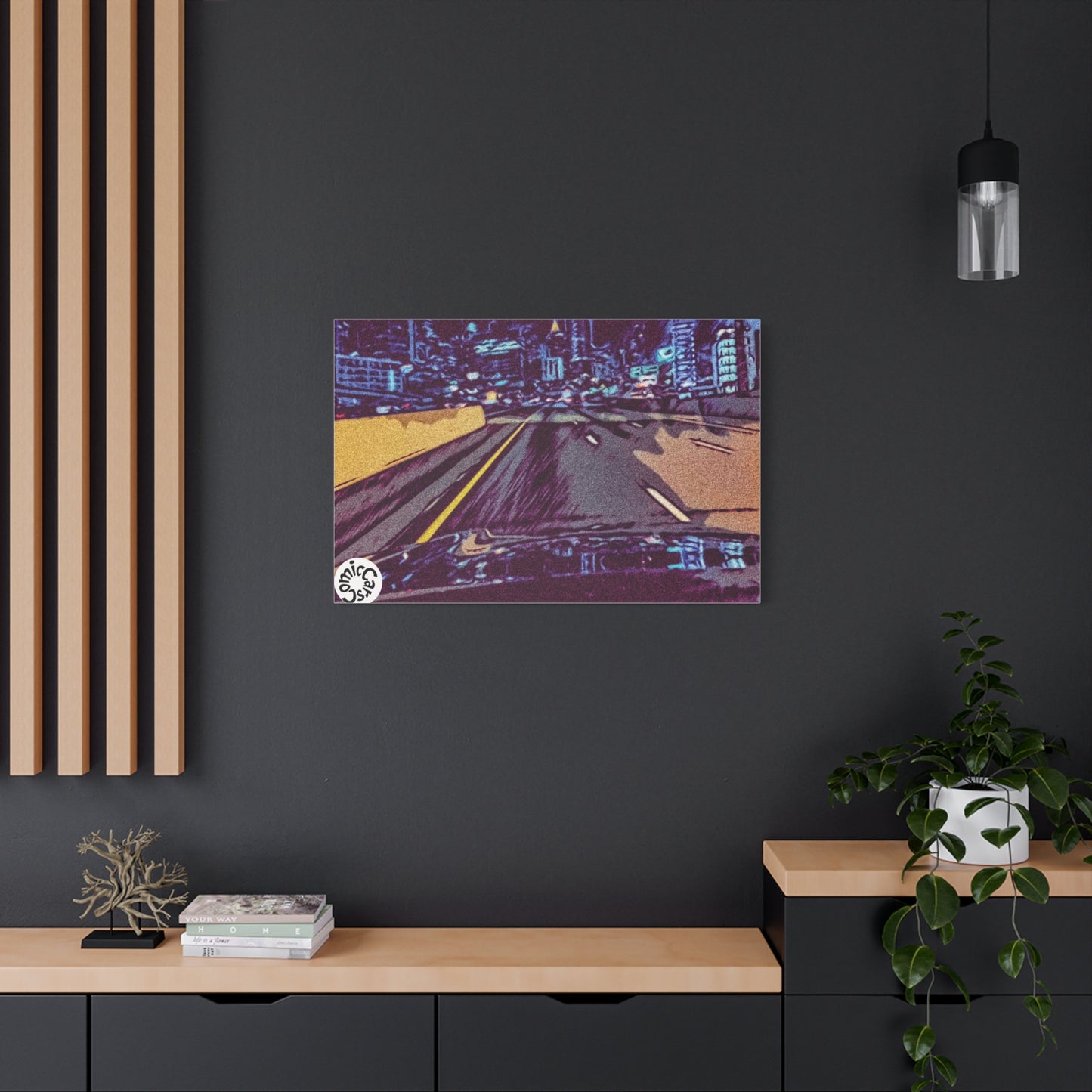 Atlanta Night Cruises, City, Matte Canvas Wall Art