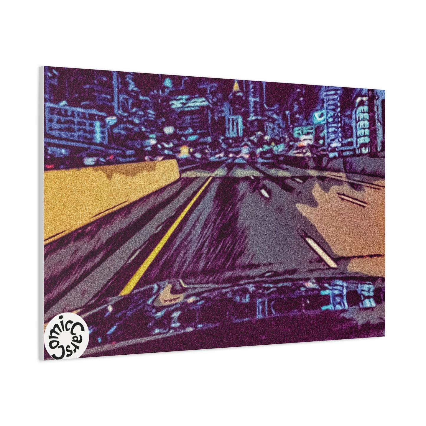 Atlanta Night Cruises, City, Matte Canvas Wall Art