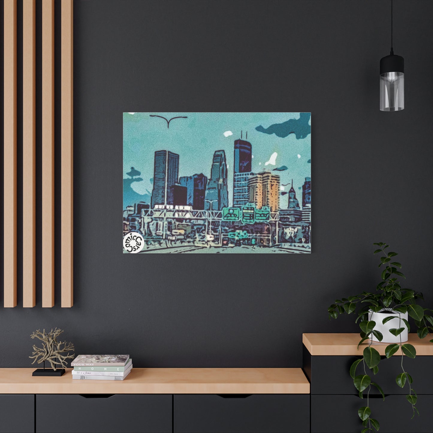 Minneapolis Cruises City Matte Canvas Wall Art