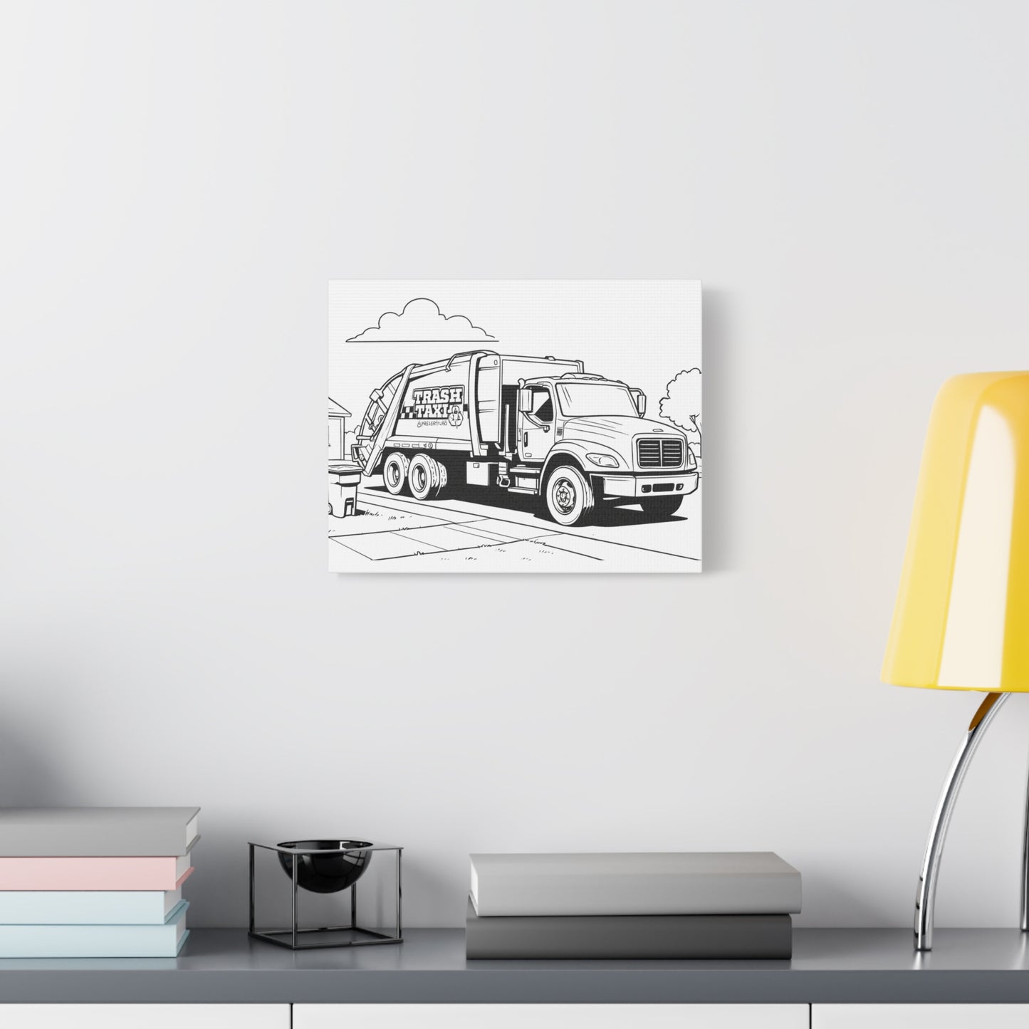 Automotive Coloring Canvas for Kids – Comic Cars™ Garage Art