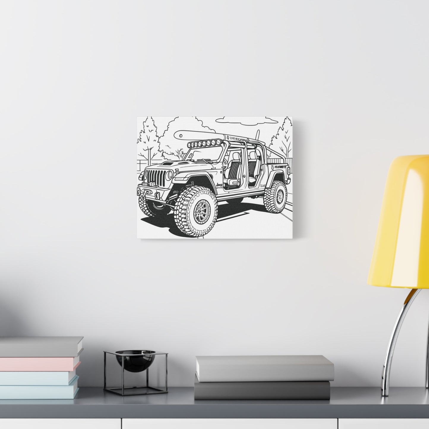 Kids Car Coloring Canvas – Comic Cars™ Interactive Vehicle Art