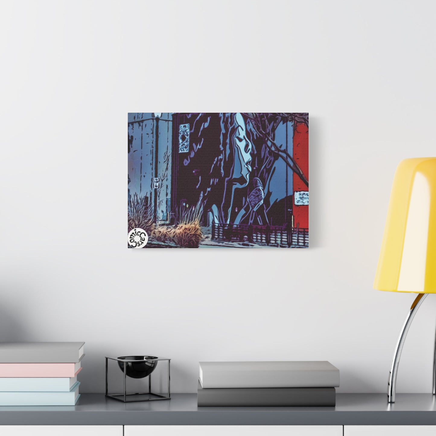 Sioux Falls Street Art Matte Canvas Wall Art Urban Home Decor