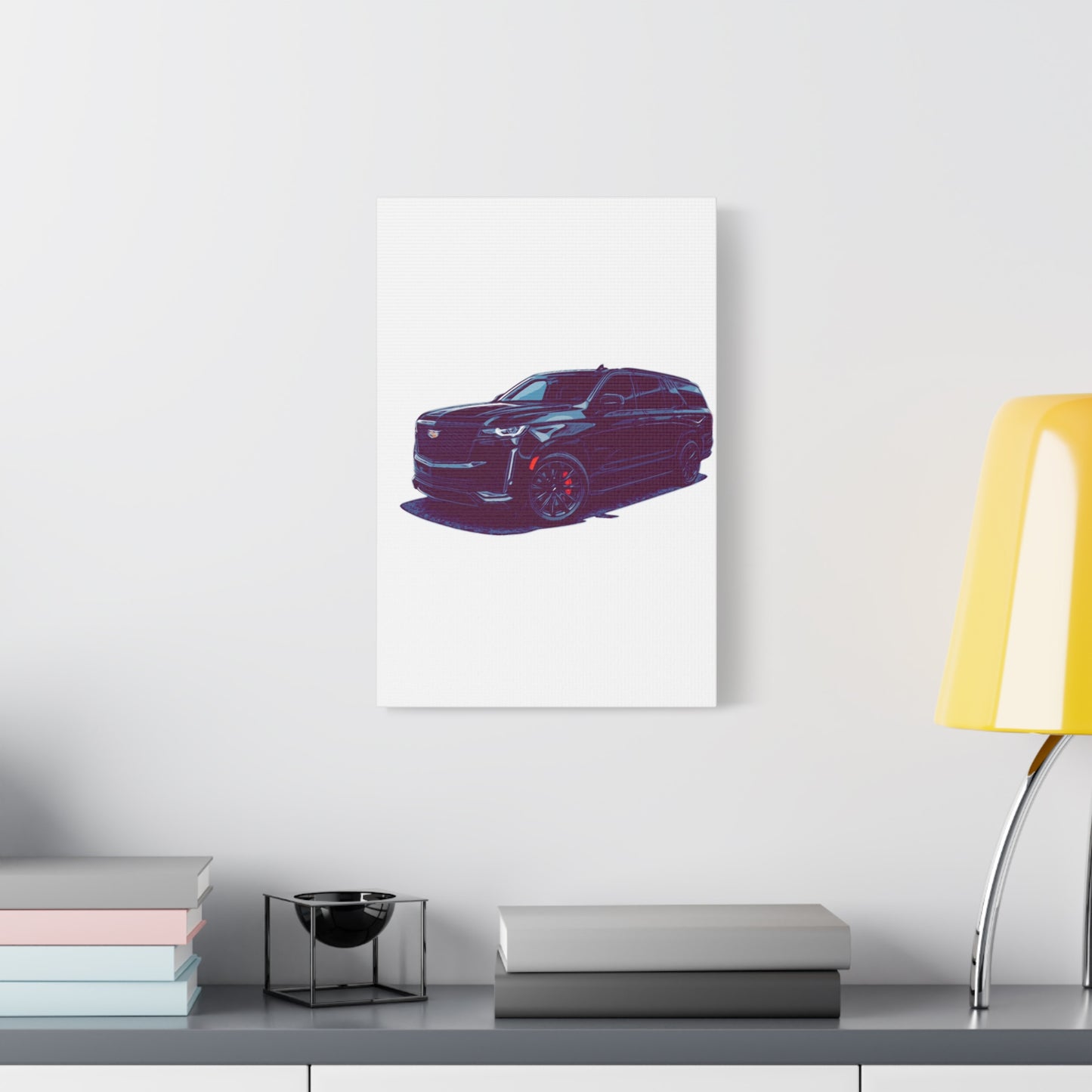 Obsidian Command – Modern Performance SUV Comic Wall Art