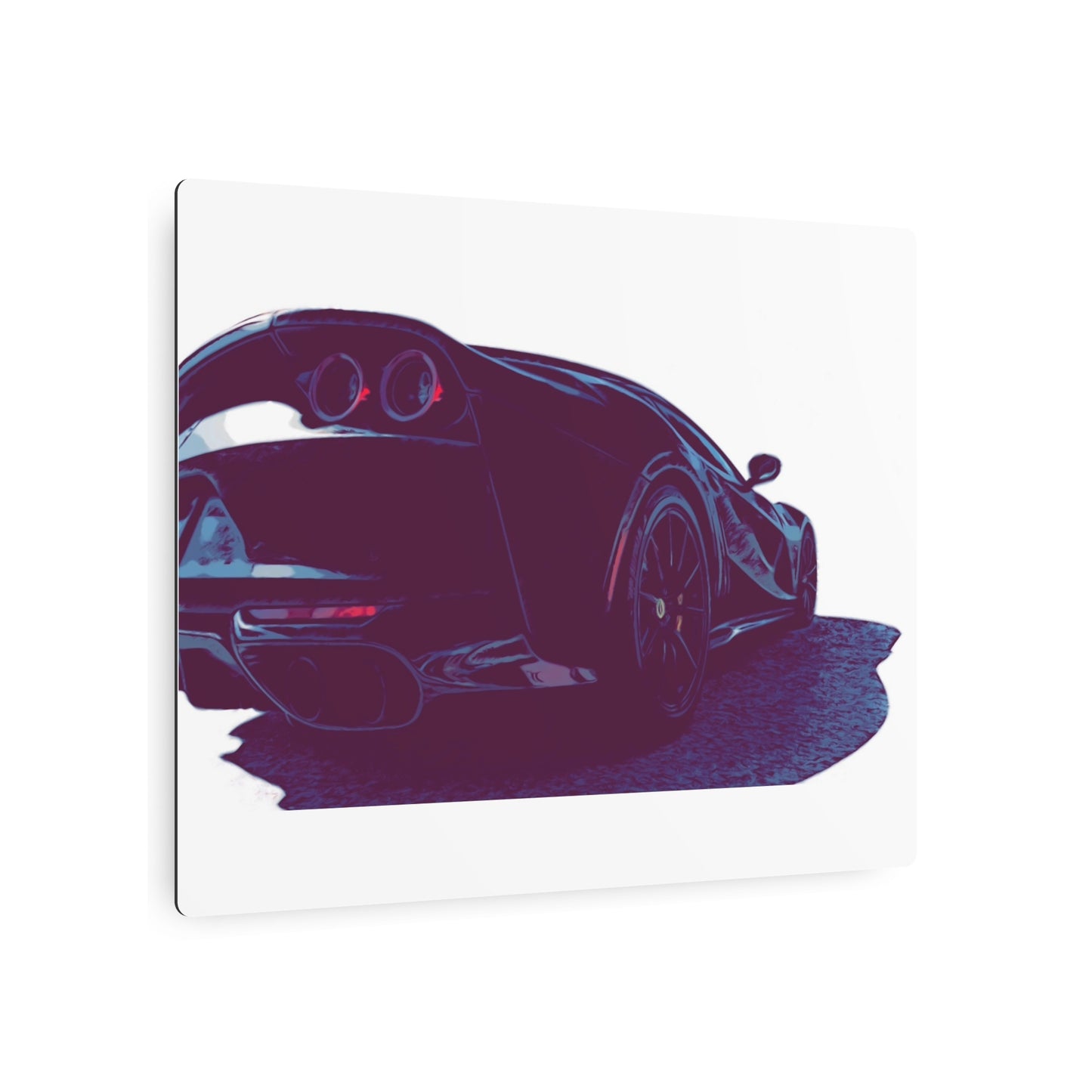 Terminal Velocity – Rear-View Exotic Performance Comic Car Wall Art