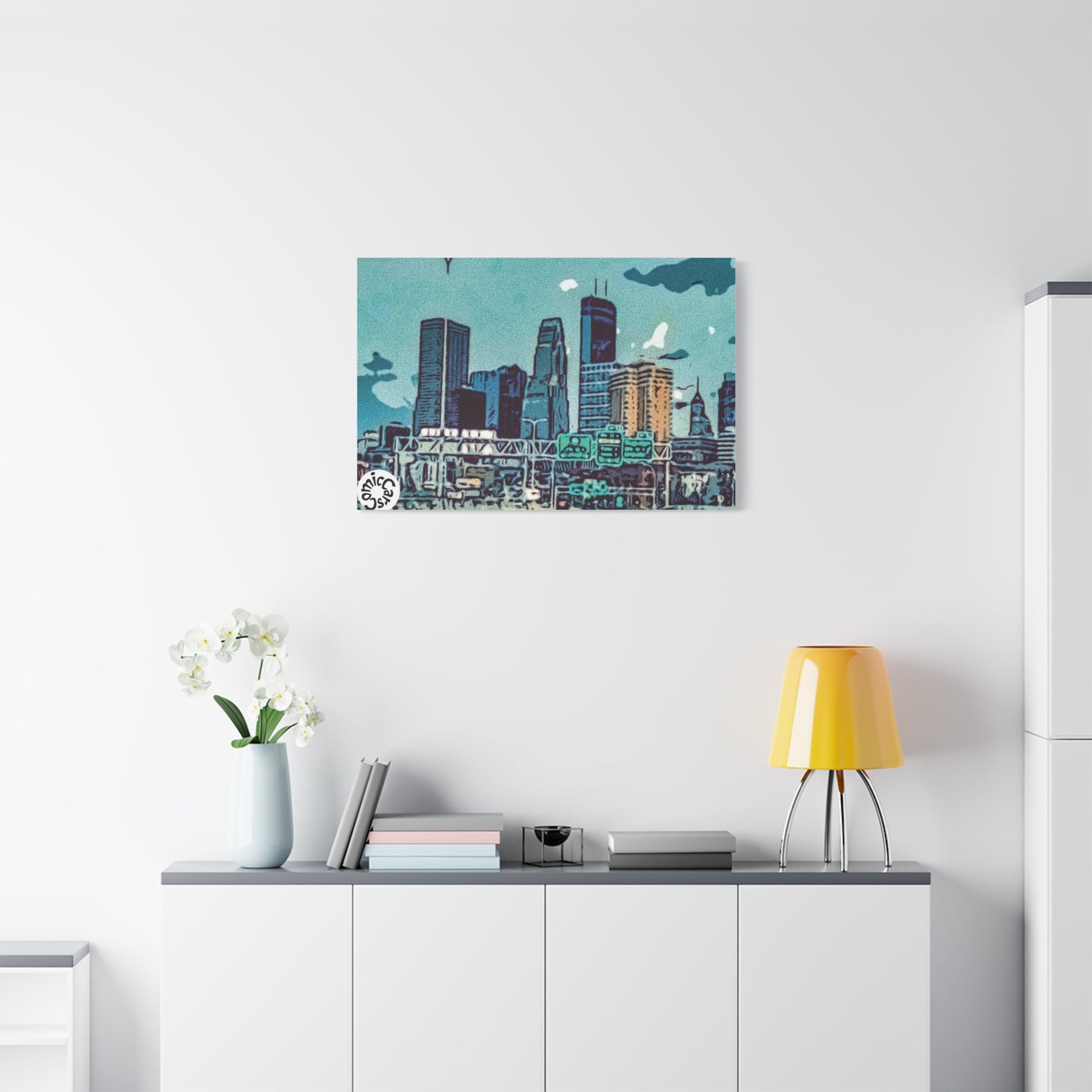 Minneapolis Cruises City Matte Canvas Wall Art
