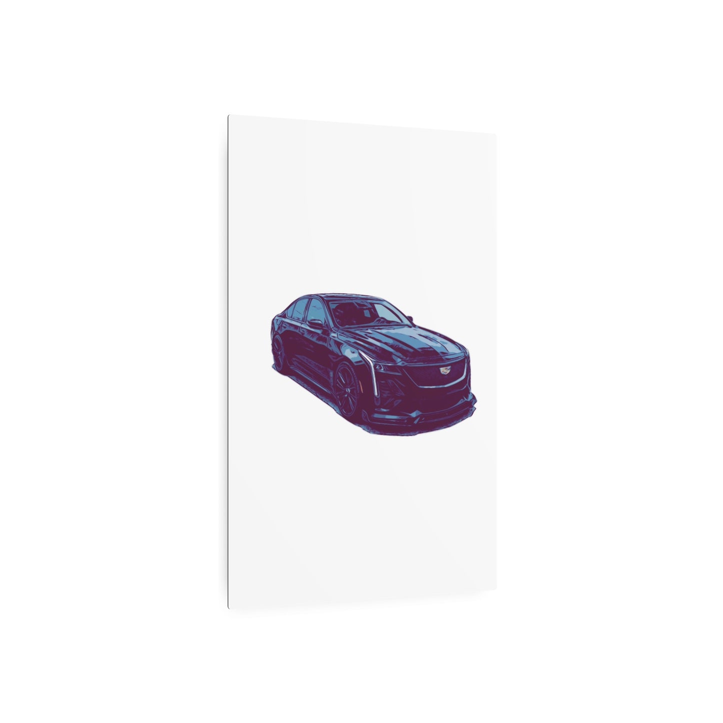 Midnight Precision – Luxury Performance Sedan Comic Wall Art