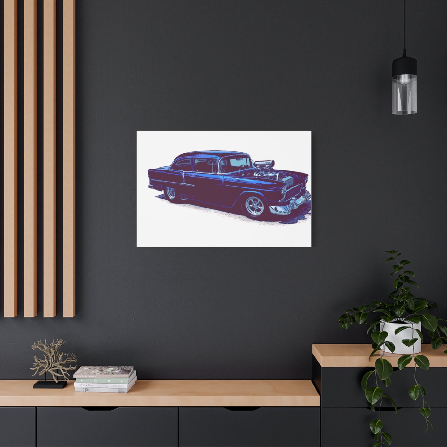 Blown Nostalgia – Supercharged Classic Hot Rod Comic Wall Art