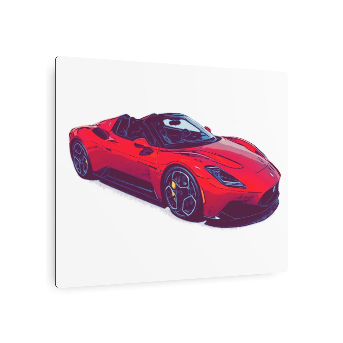 Scarlet Velocity – Modern Exotic Convertible Comic Wall Art