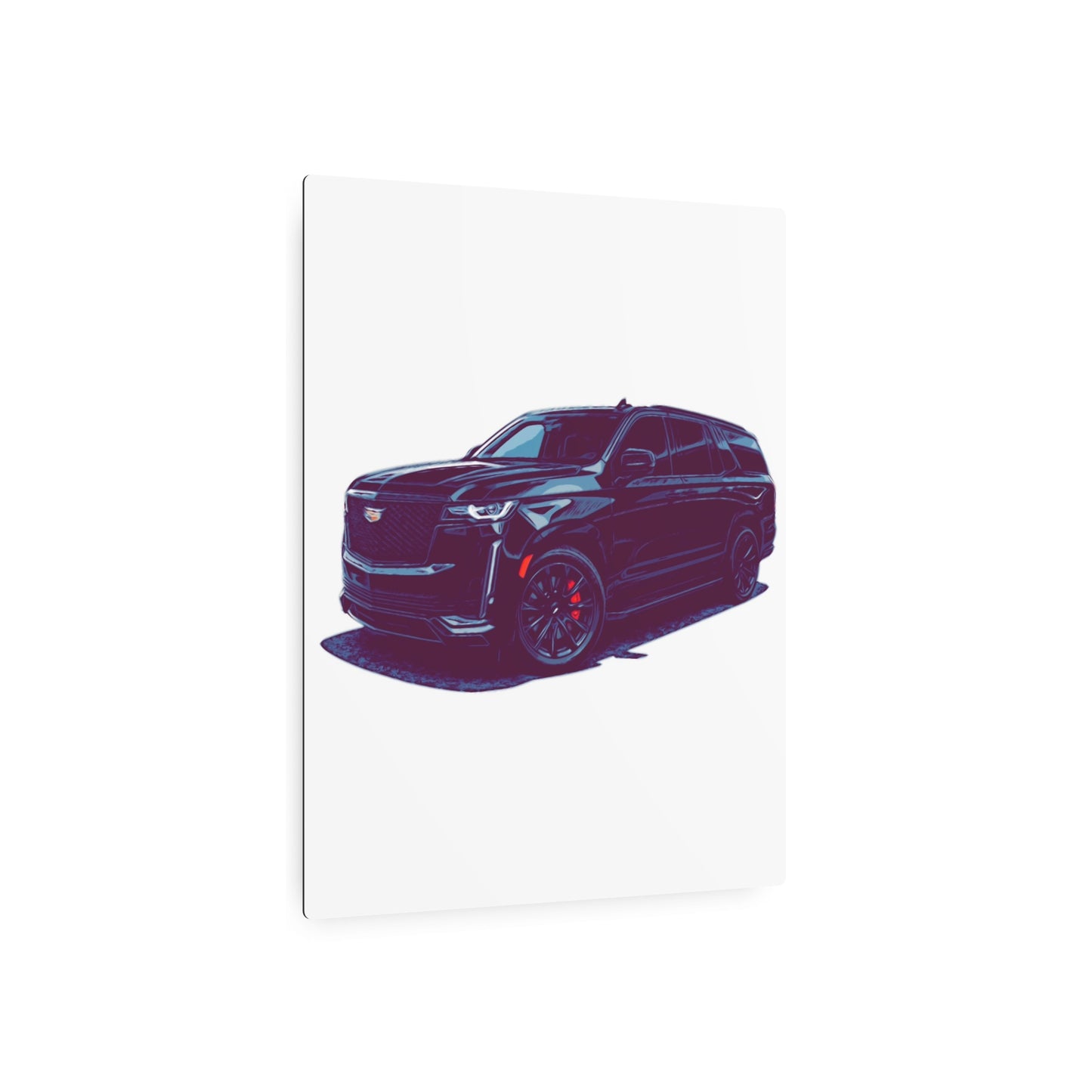 Obsidian Command – Modern Performance SUV Comic Wall Art