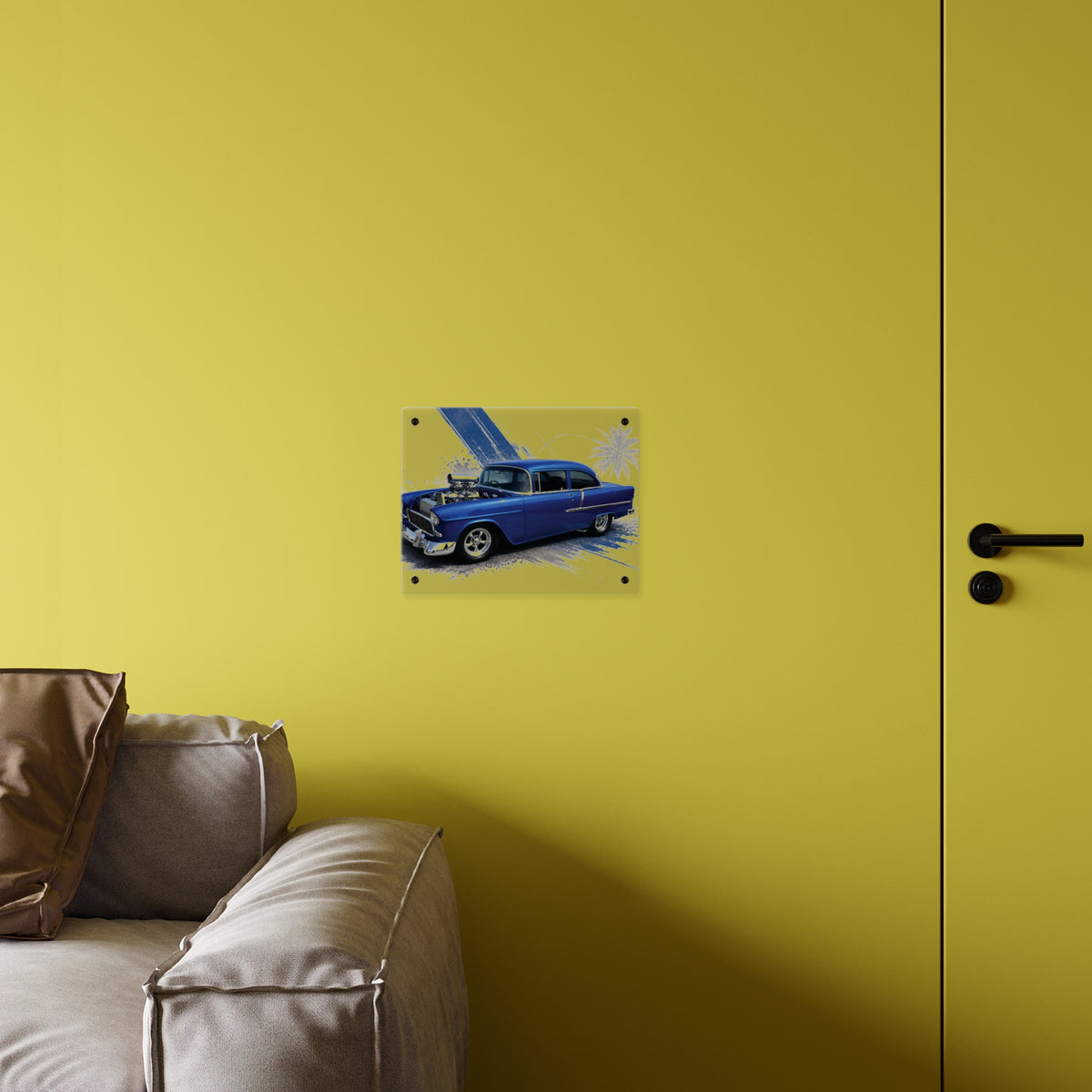 Comic My Ride Acrylic Wall Art