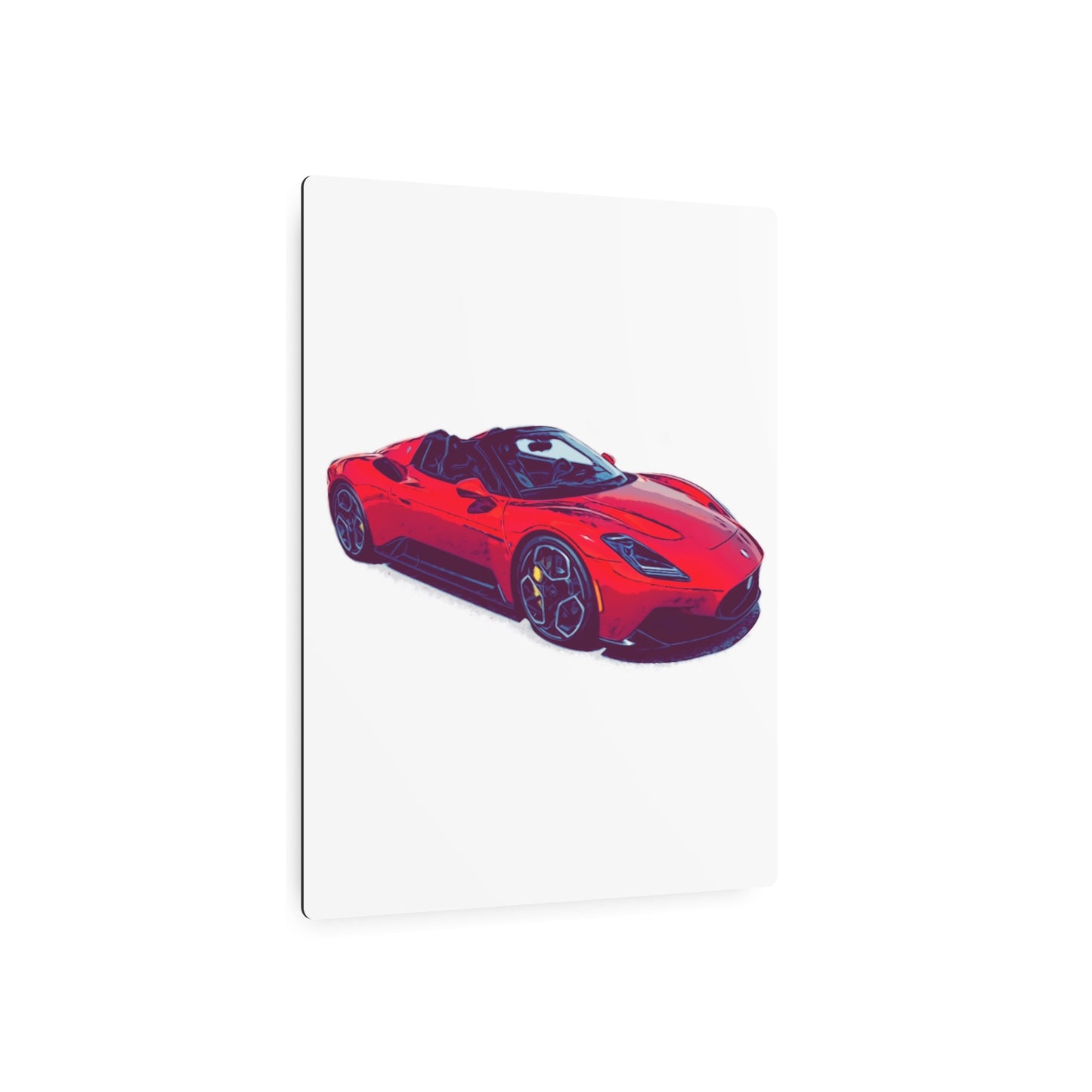 Scarlet Velocity – Modern Exotic Convertible Comic Wall Art