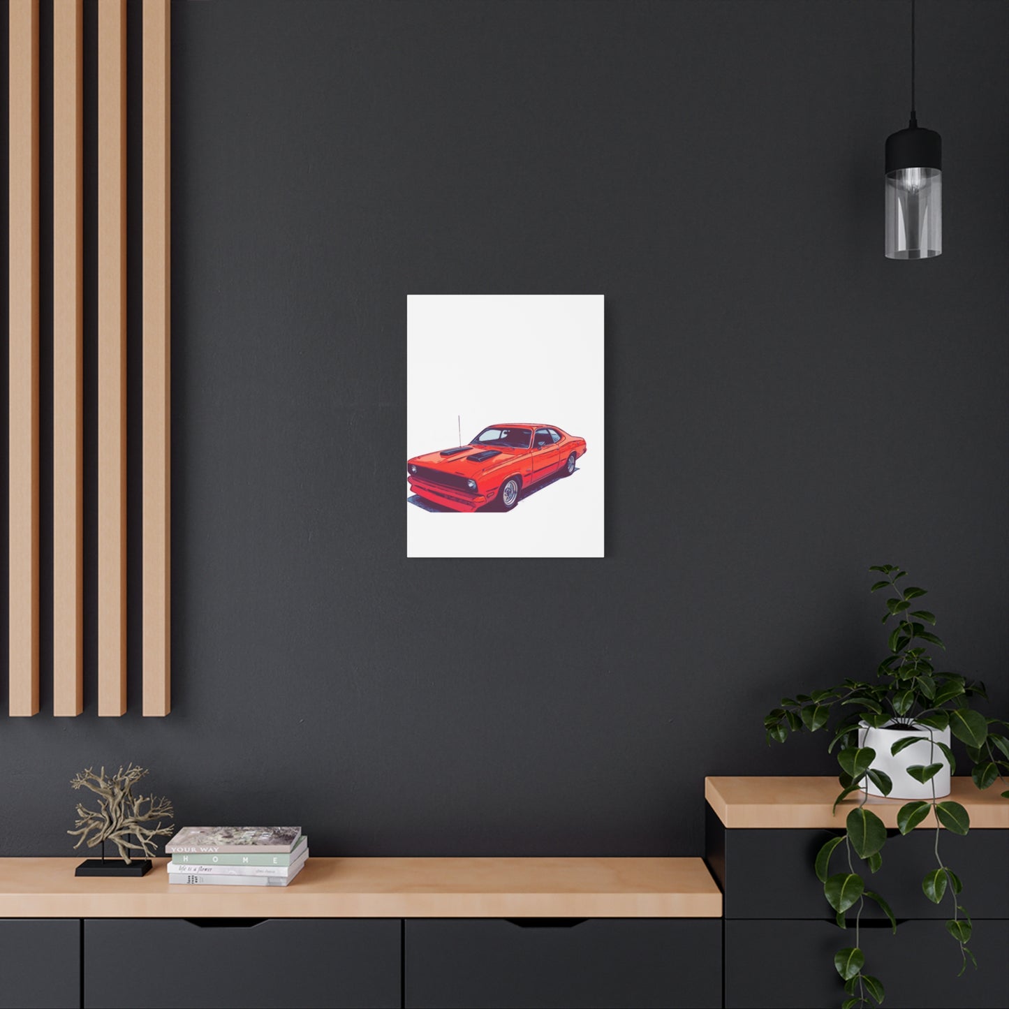 Cinderline Sprint – Classic Street Muscle Comic Car Wall Art
