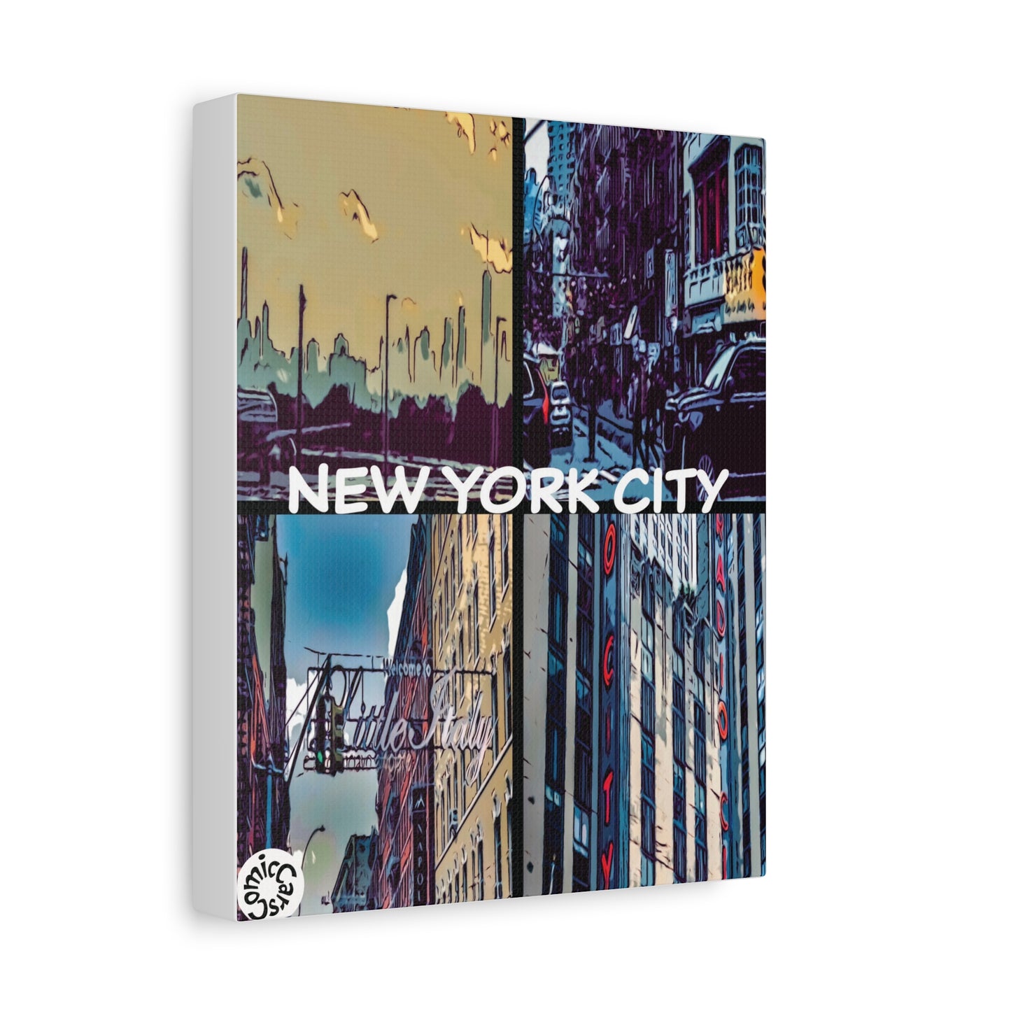 New York City Collection Matte Canvas Wall Art Urban Home Decor