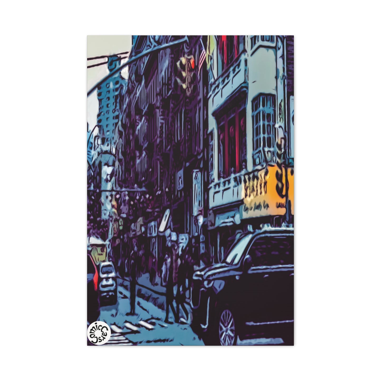 New York City, NYC, Chinatown, New York, Matte Canvas Wall Art