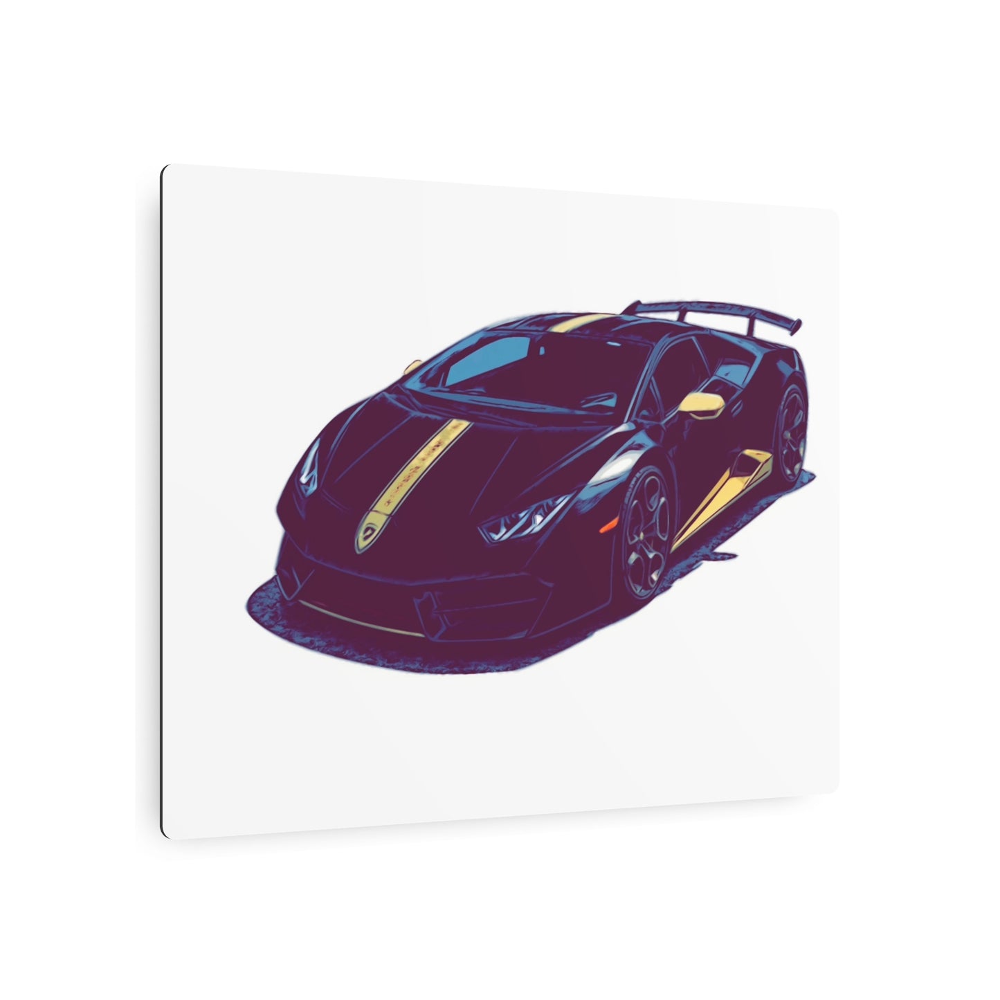 Goldline Fury – Exotic Supercar Comic Wall Art