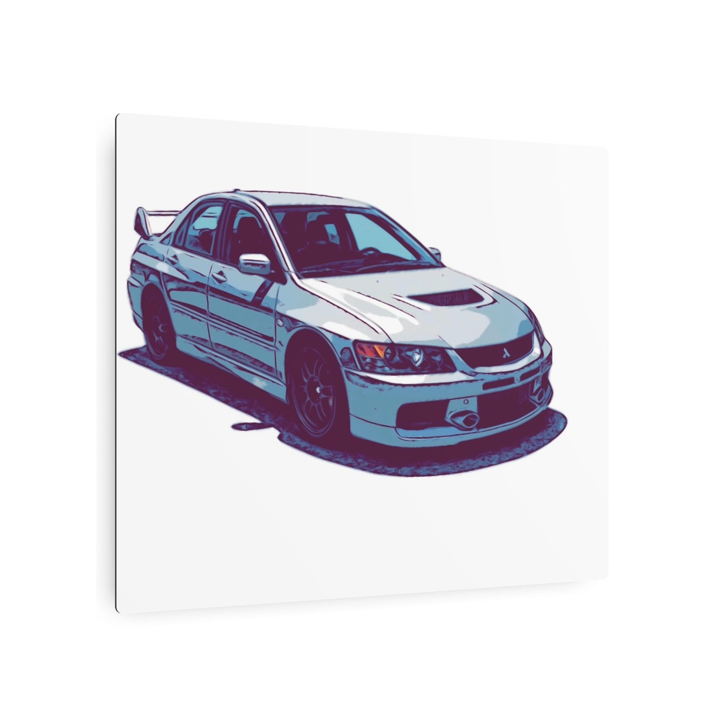 Rally Bloodline – Turbo Performance Sedan Comic Car Wall Art