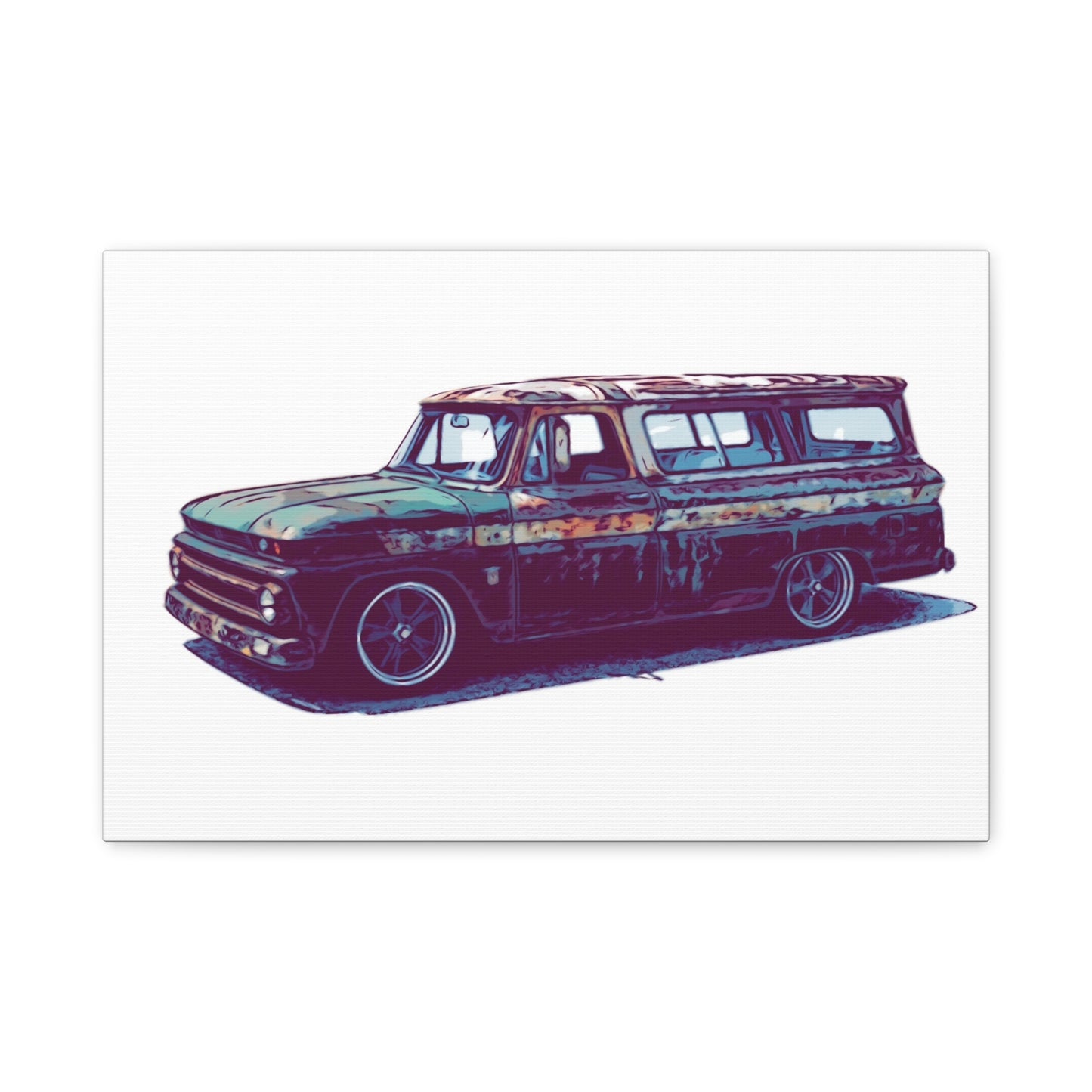 Rustline Voyager – Patina Classic Suburban Comic Wall Art